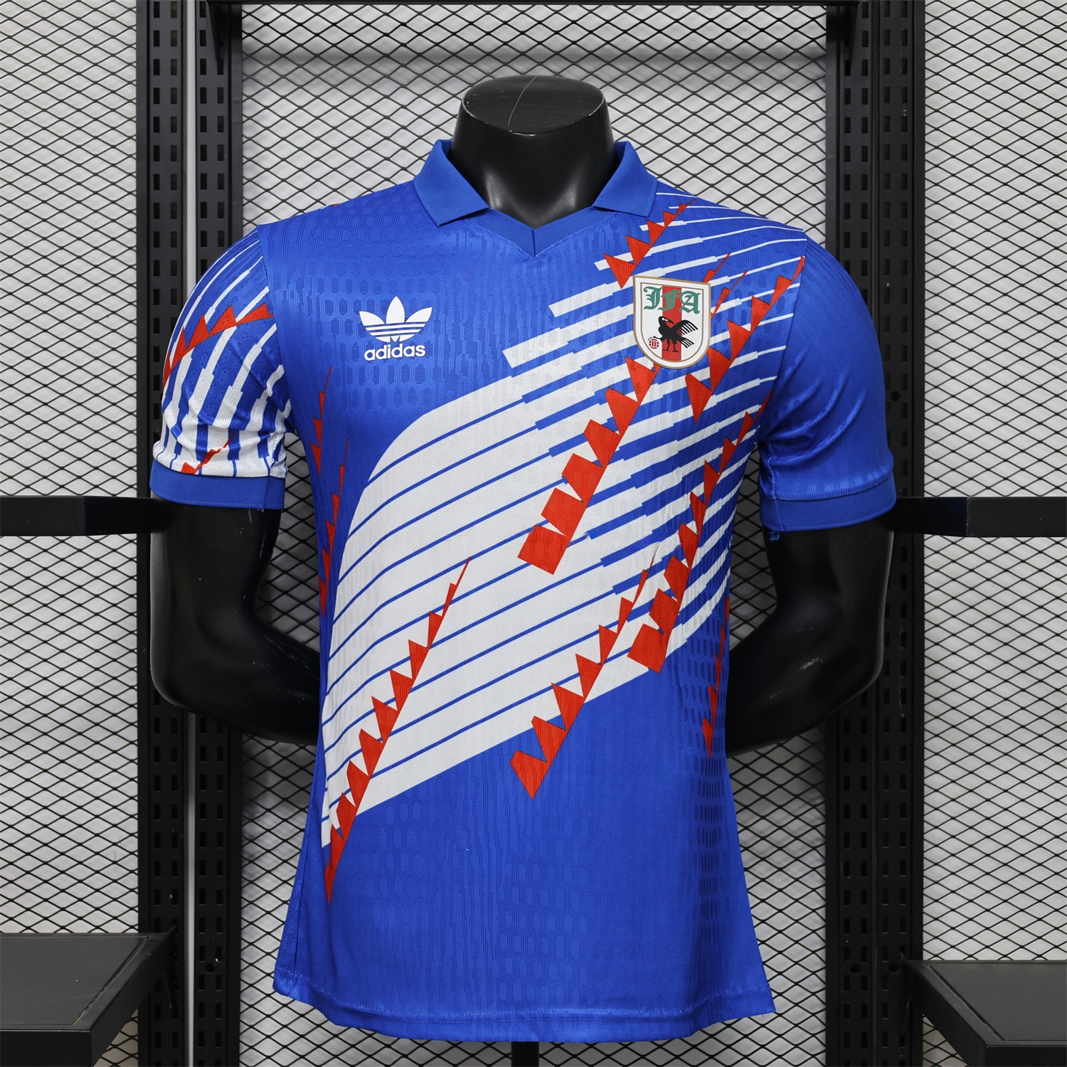Japan 2026 Red-White Stripes Blue Special Jersey - Player Version - ManixJersey