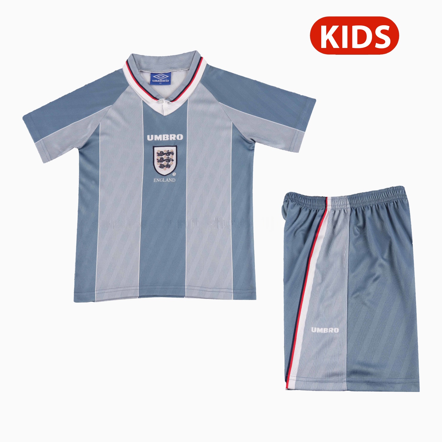 Retro England 1996 Away Kids Kit - ManixJersey