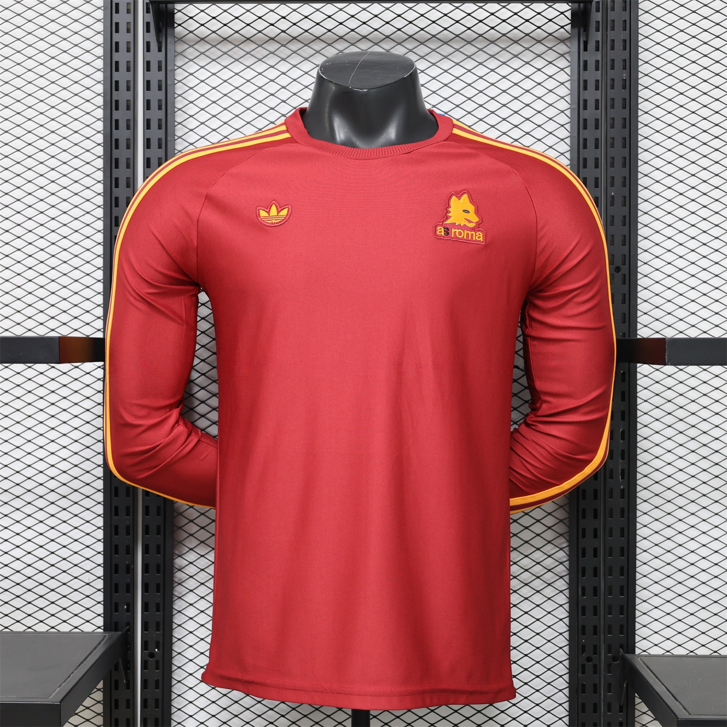 AS Roma 25-26 Retro Casual Style Red Special Long Sleeves Jersey - Player Version - ManixJersey