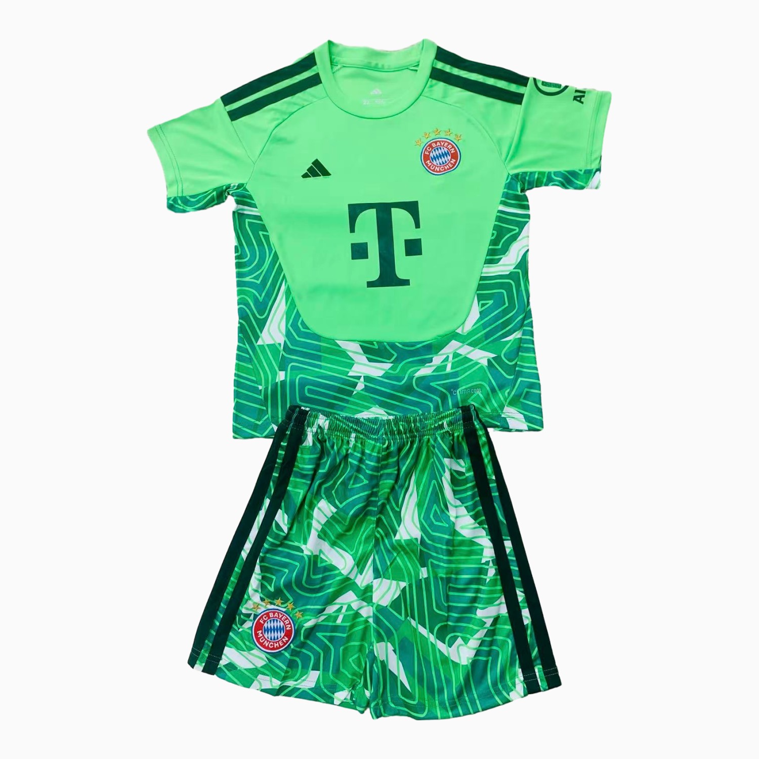 Bayern Munich 26-27 Green Goalkeeper Men's Adult Jersey Set - Fans Version - ManixJersey