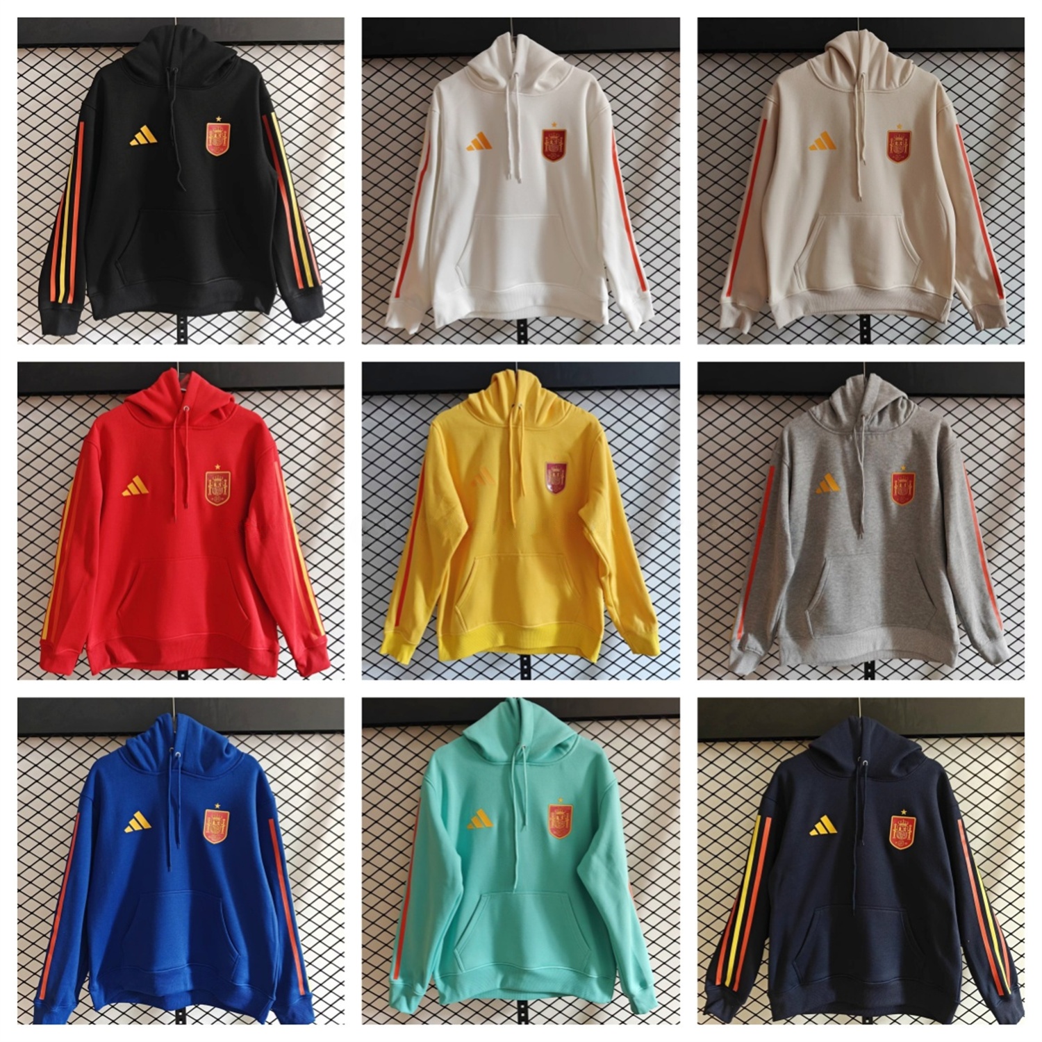 Spain 2026 Home Unisex Pullover Hoodie - ManixJersey