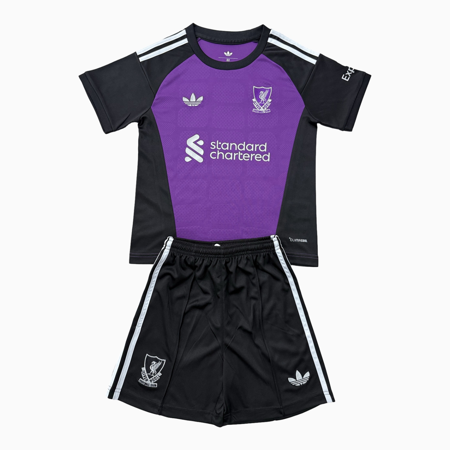 Liver.pool 26-27 Purple Goalkeeper Men's Adult Jersey Set - Fans Version - ManixJersey