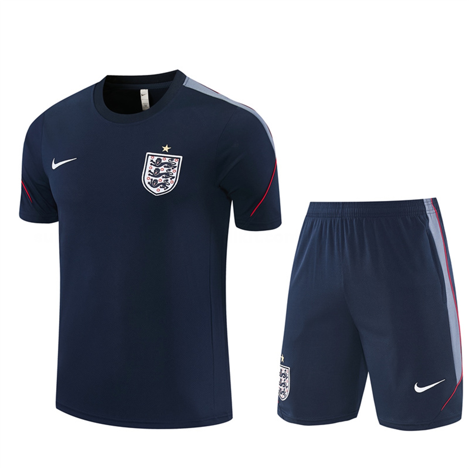 England 2026 Short-Sleeve Training Set - Dark Blue Top & Dark Blue Pants - ManixJersey