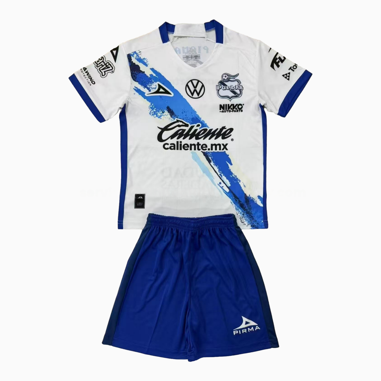 Club Puebla 25-26 Home Men's Adult Jersey Set - Fans Version - ManixJersey