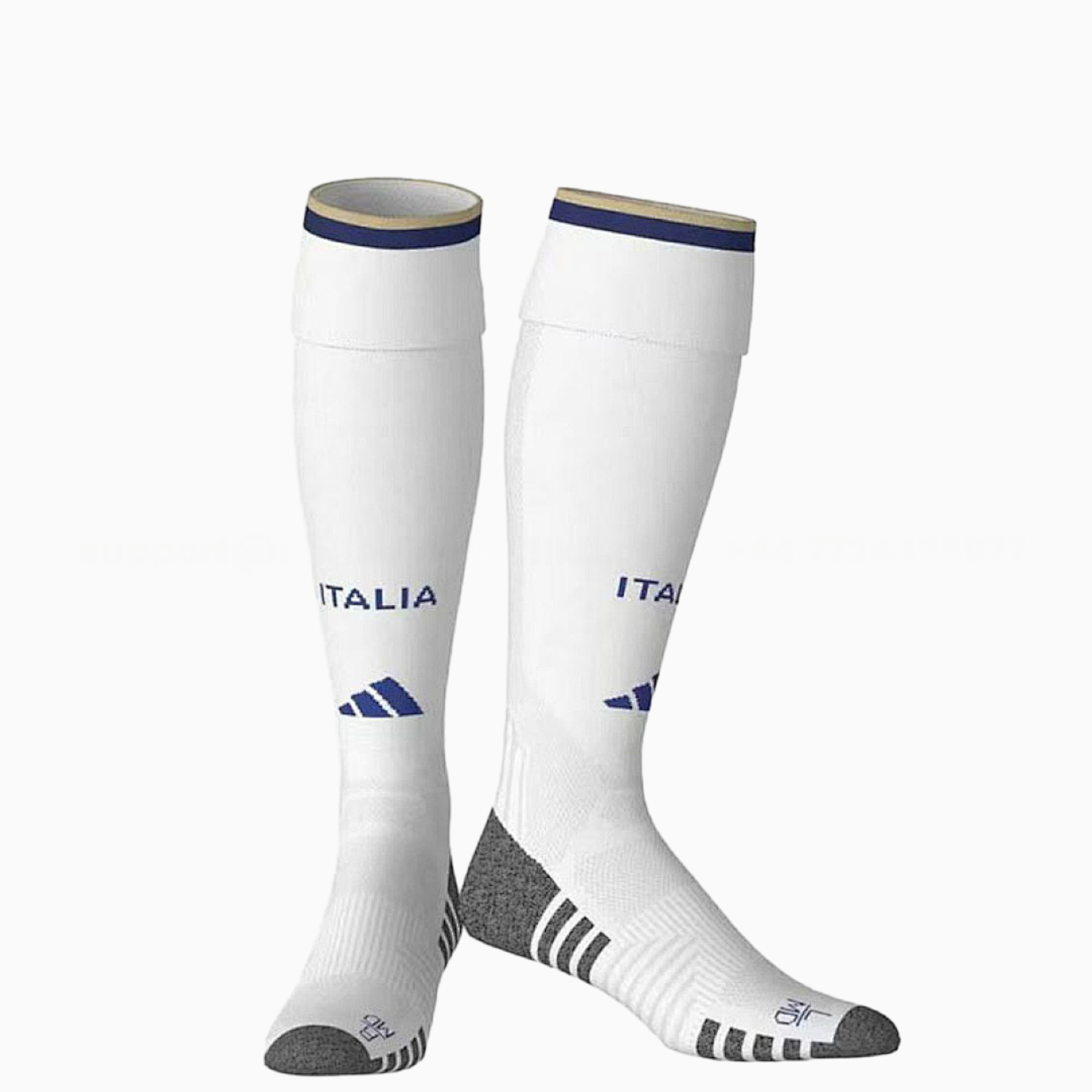 Italy 2026 Home Terry cloth sole Socks - White - ManixJersey