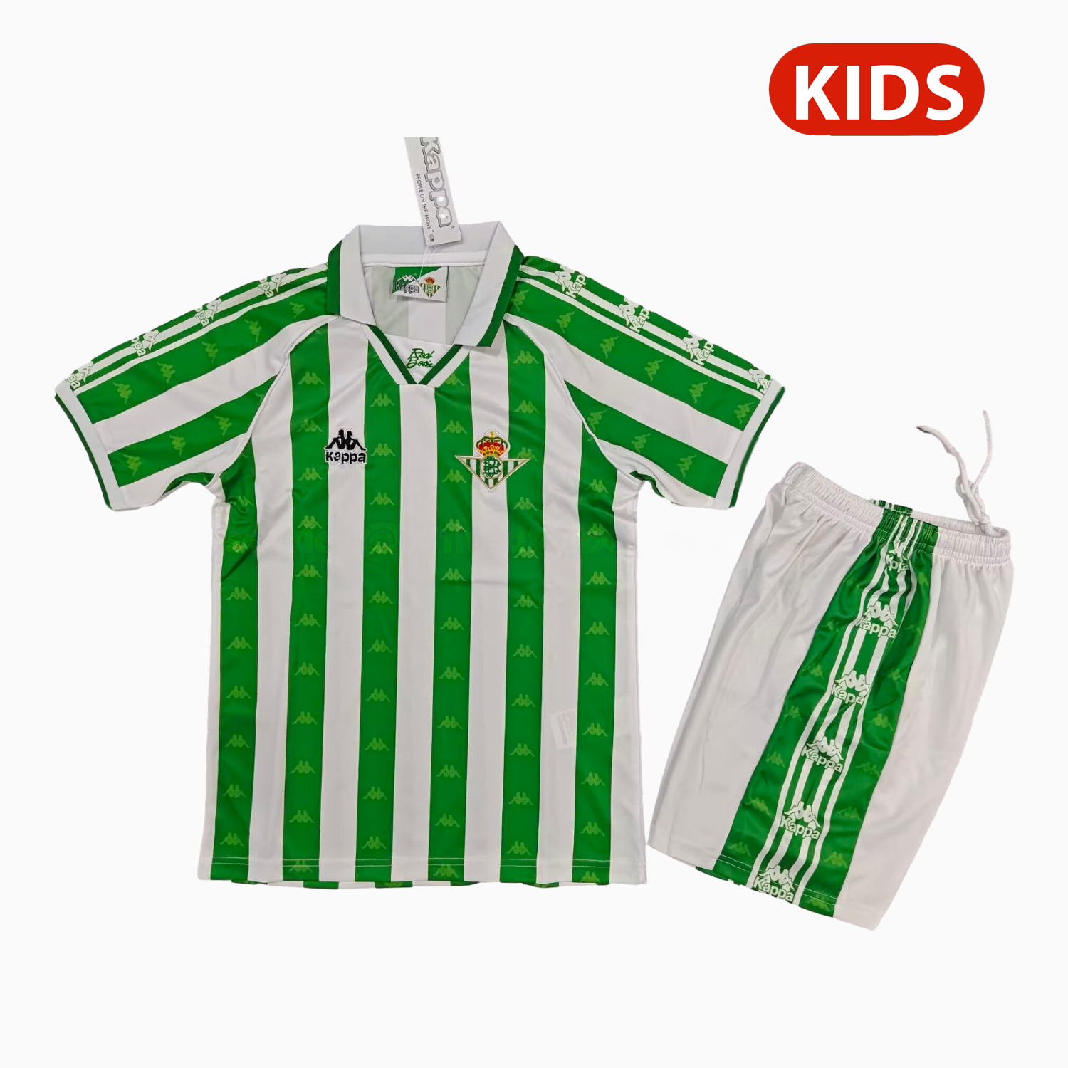 Retro Real Betis 1995-97 Home Kids Kit - ManixJersey