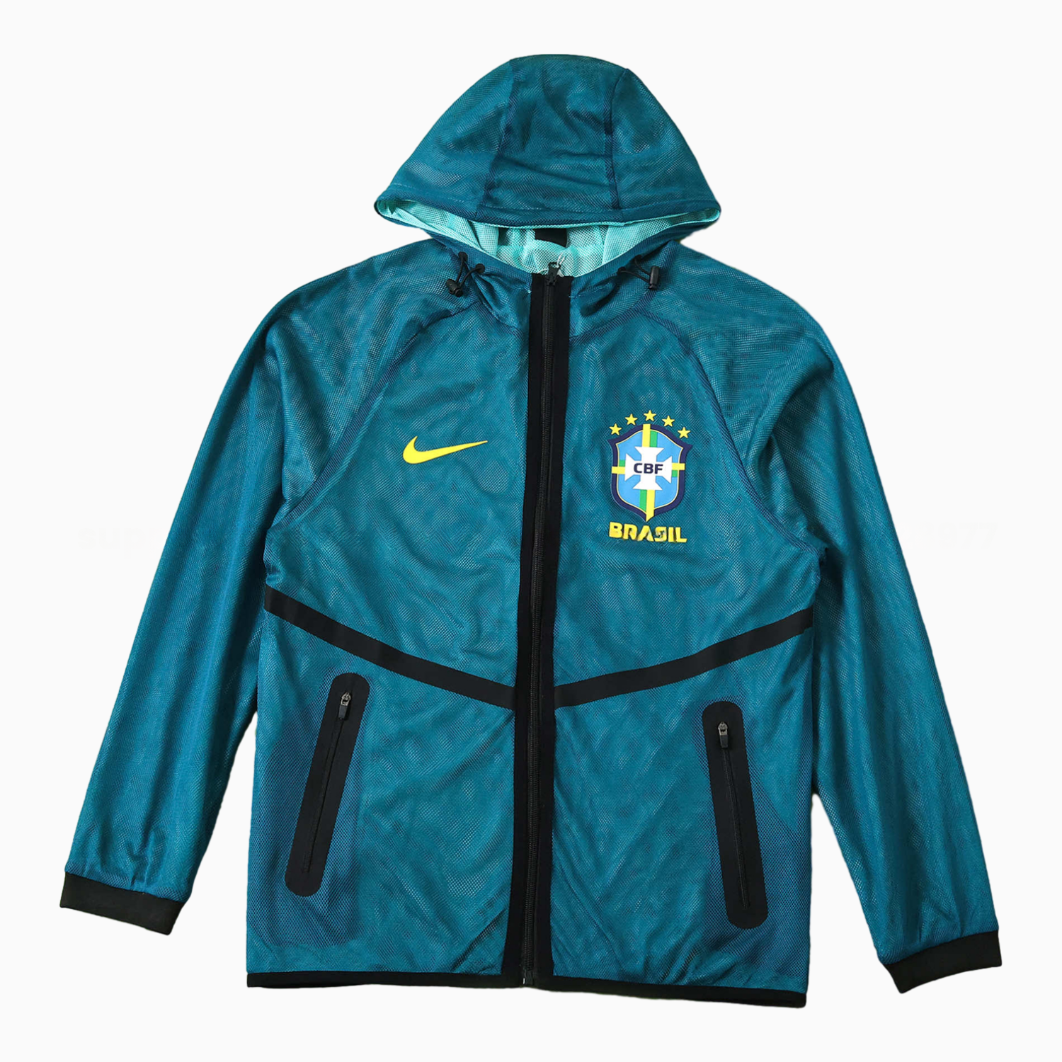 Brazil 2026 World Cup Appearance Outfit Windbreaker - Lake Blue - ManixJersey