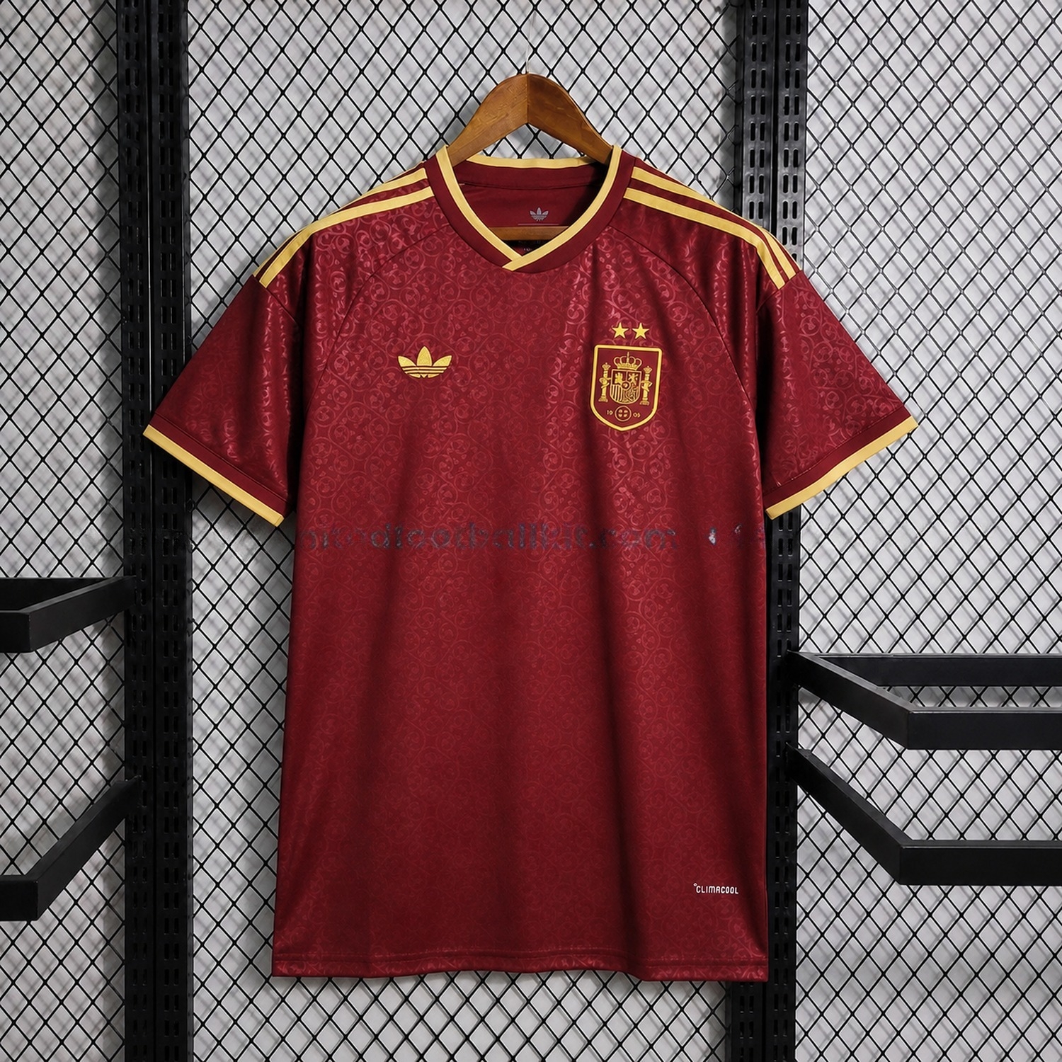 【Two-Crown Star】Spain 2026 Third Wine Red Jersey - Fans Version - ManixJersey
