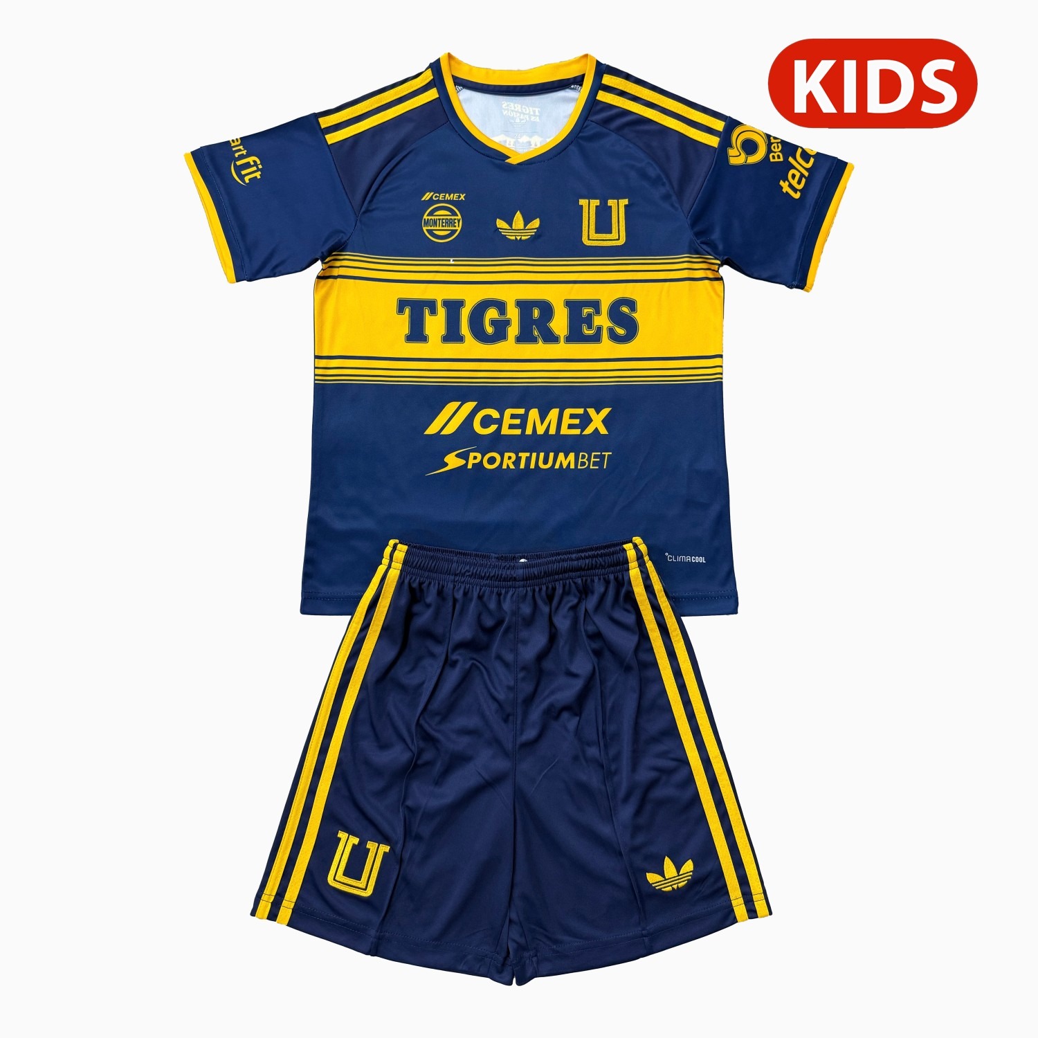 Tigres UANL 26-27 Away Kids Kit - ManixJersey