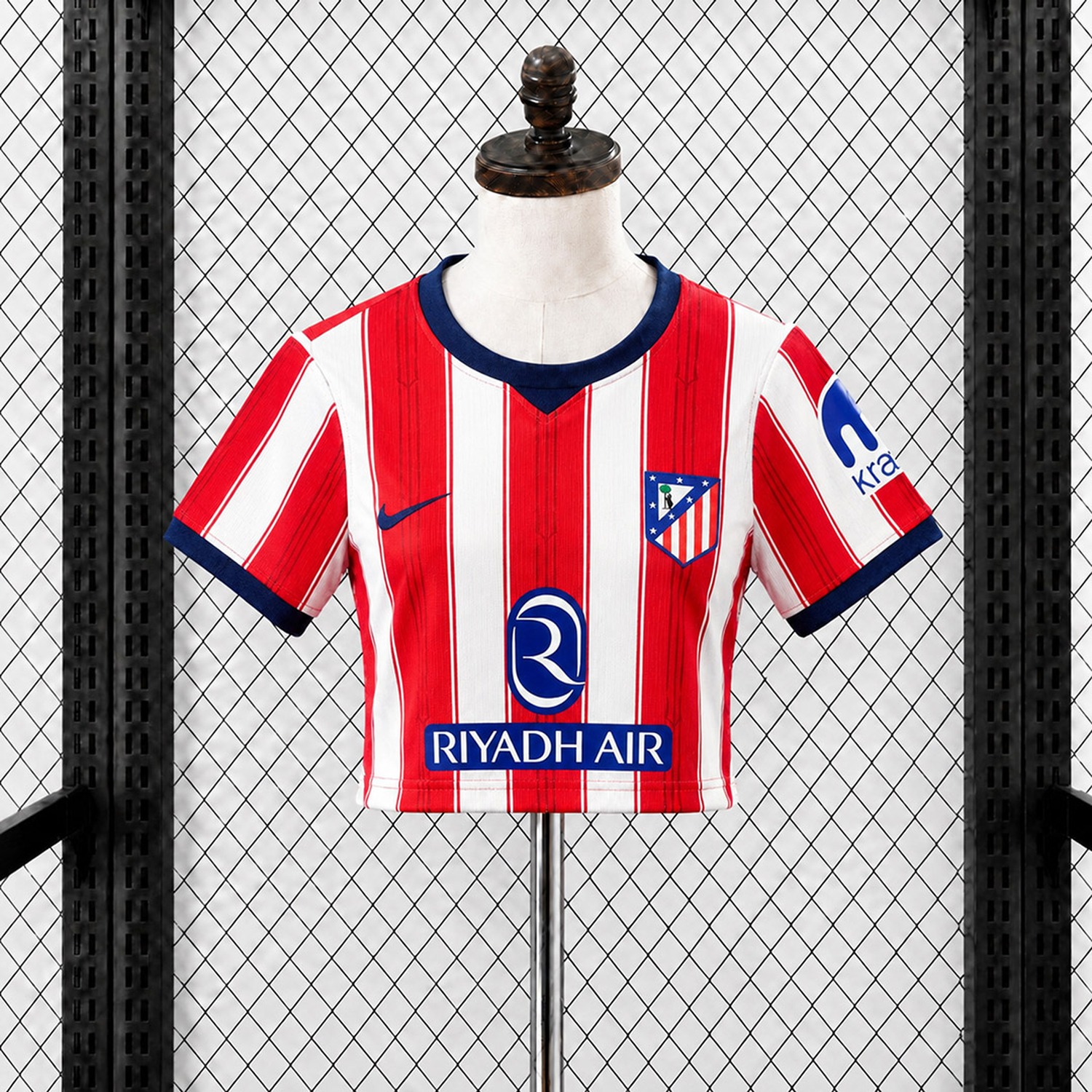 Women's Atletico Madrid 26-27 Home Cropped Jersey - Fans Version - ManixJersey