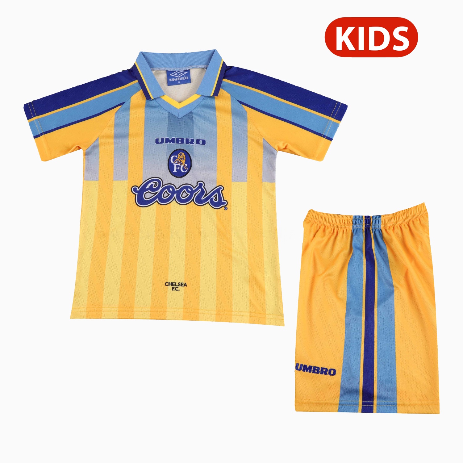 Retro C.H.E.L.S.E.A 1995-97 Away Kids Kit - ManixJersey