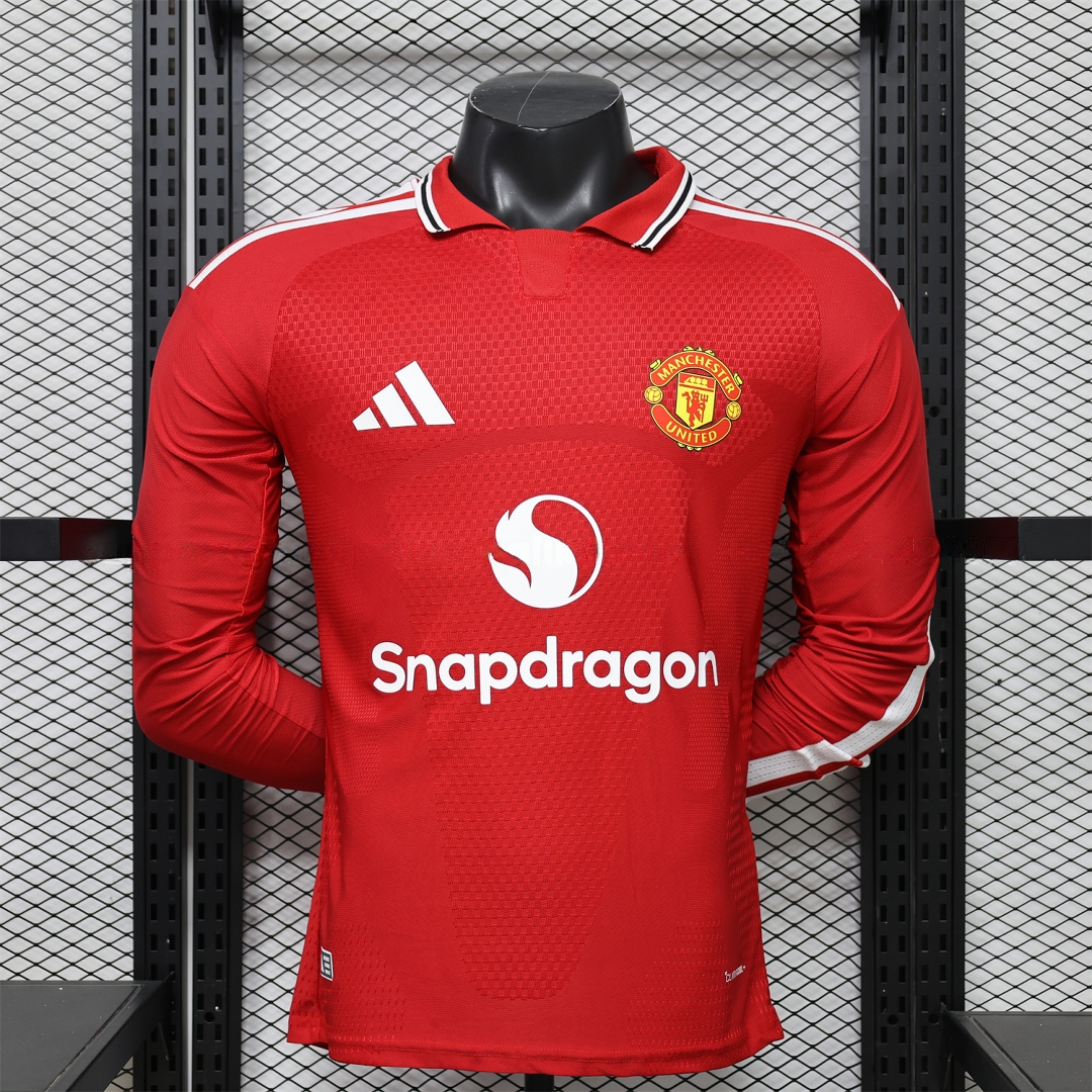 Manchester United 26-27 Home Long Sleeves Jersey - Player Version - ManixJersey