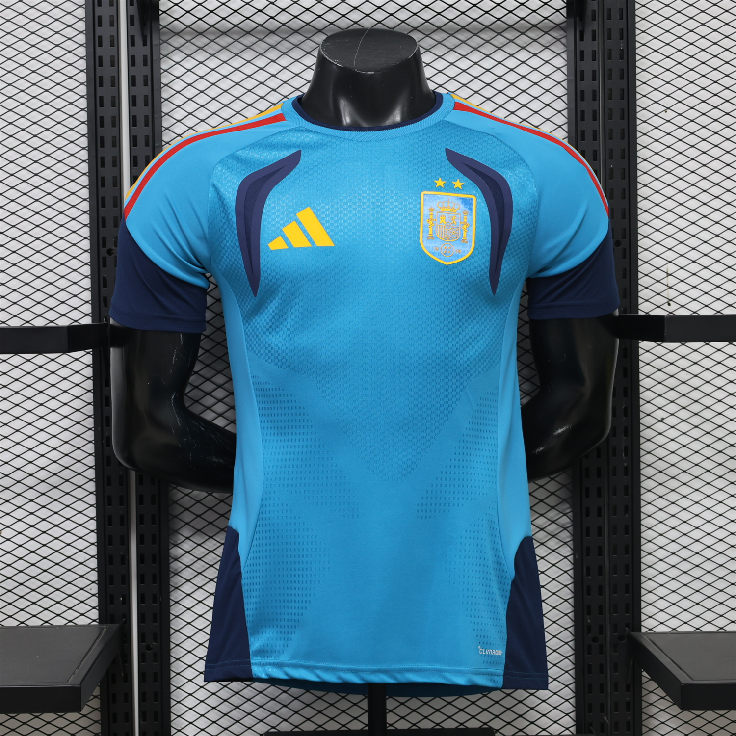Spain 2026 Light Blue Black Training Jersey - Player Version - ManixJersey