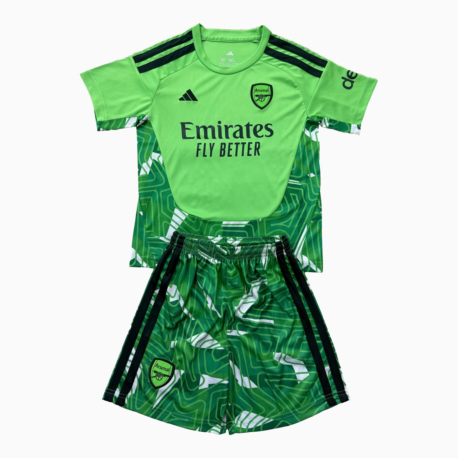 Arsenal 26-27 Green Goalkeeper Men's Adult Jersey Set - Fans Version - ManixJersey