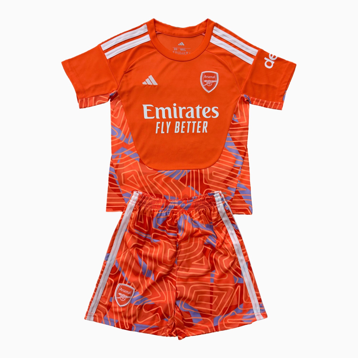 Arsenal 26-27 Orange Goalkeeper Men's Adult Jersey Set - Fans Version - ManixJersey