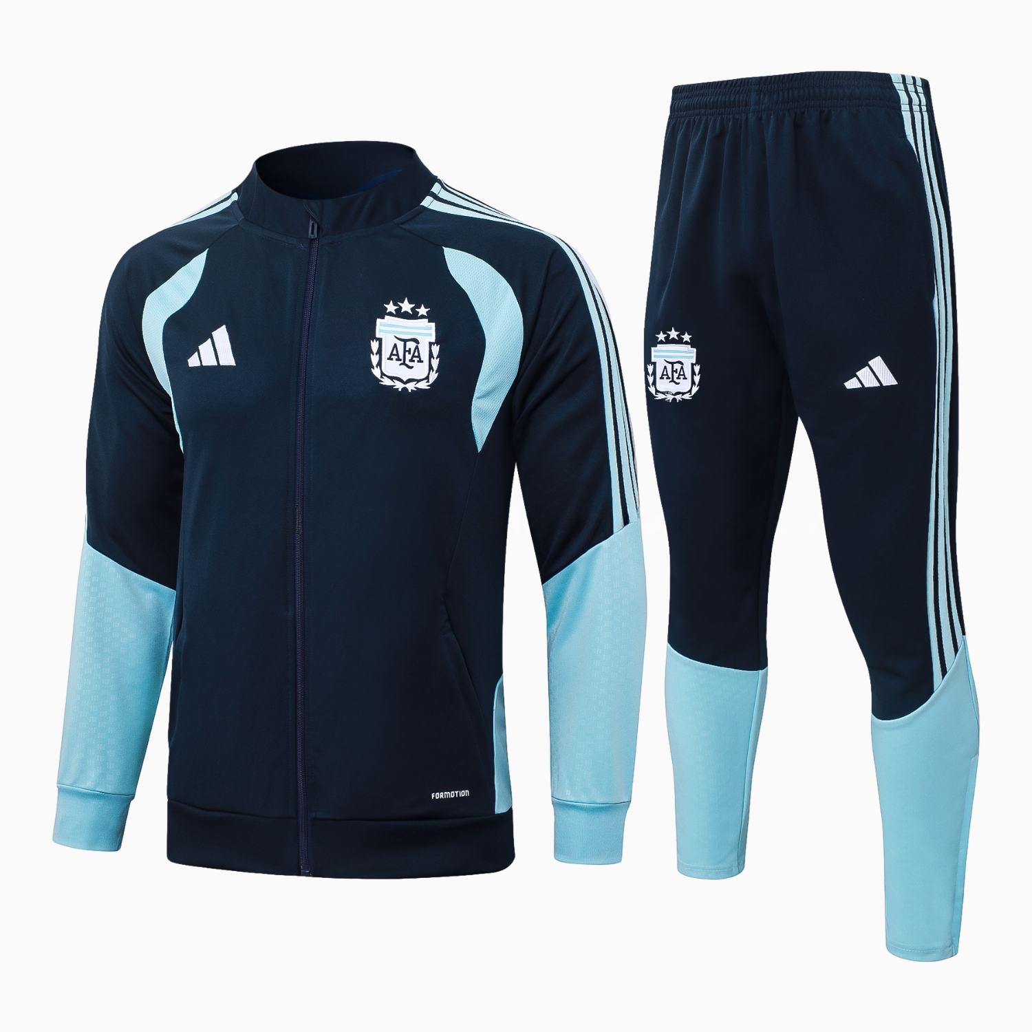 Argentina 25-26 Windbreaker Training Set - Dark Blue Top and Pants - ManixJersey