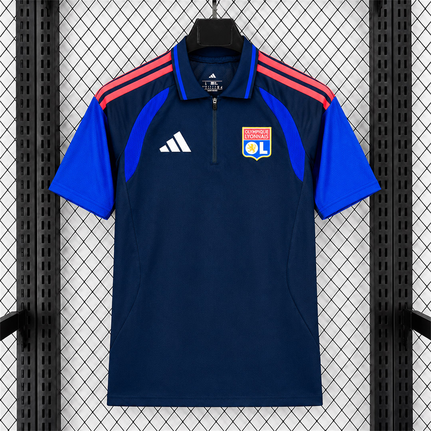 Lyon 26-27 Blue Polo Jersey - Fans Version - ManixJersey