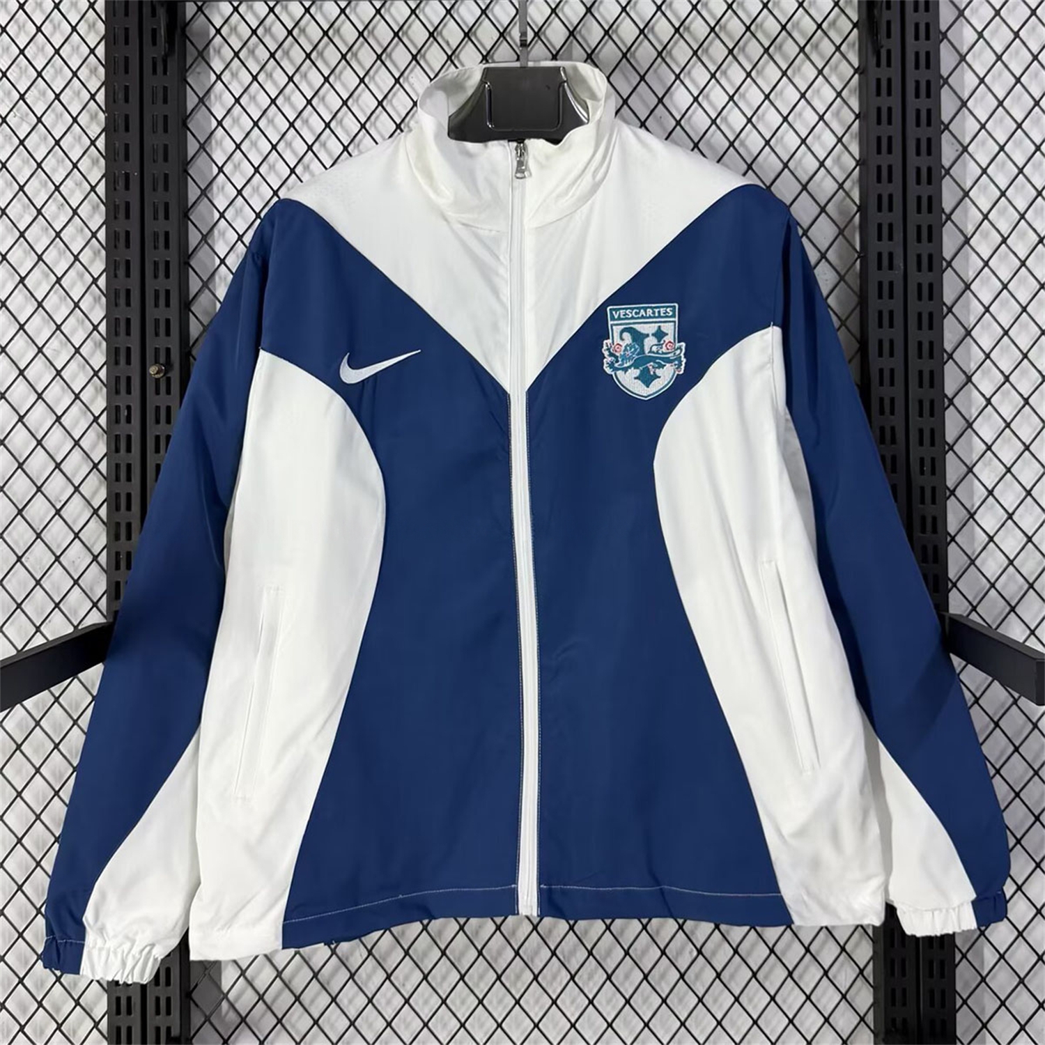 England 2026 Retro Style Windbreaker Jacket - Blue And White - ManixJersey