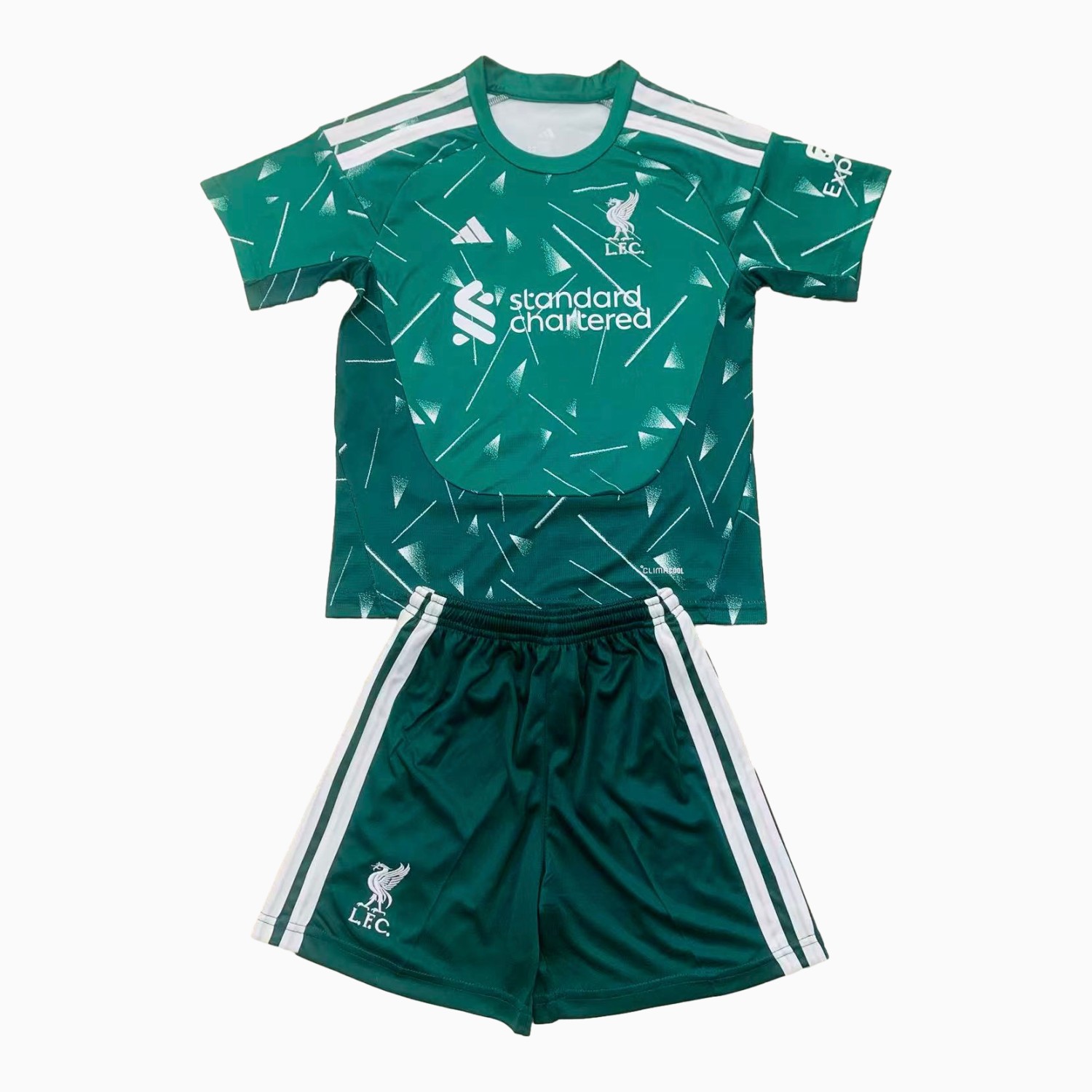 Liver.pool 26-27 Green Goalkeeper Men's Adult Jersey Set - Fans Version - ManixJersey