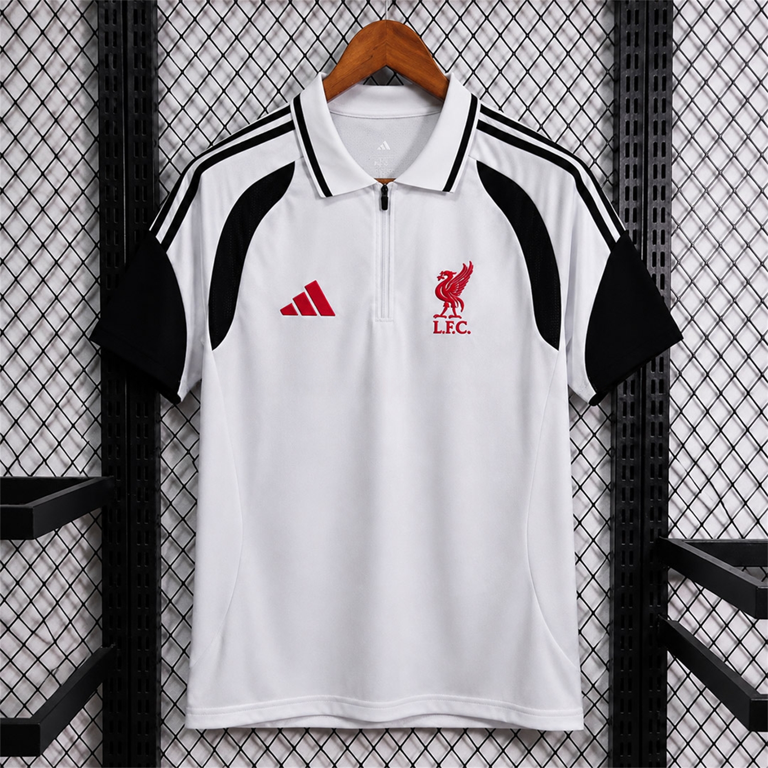 Liver.pool 26-27 Traval White Polo Shirt - Fans Version - ManixJersey