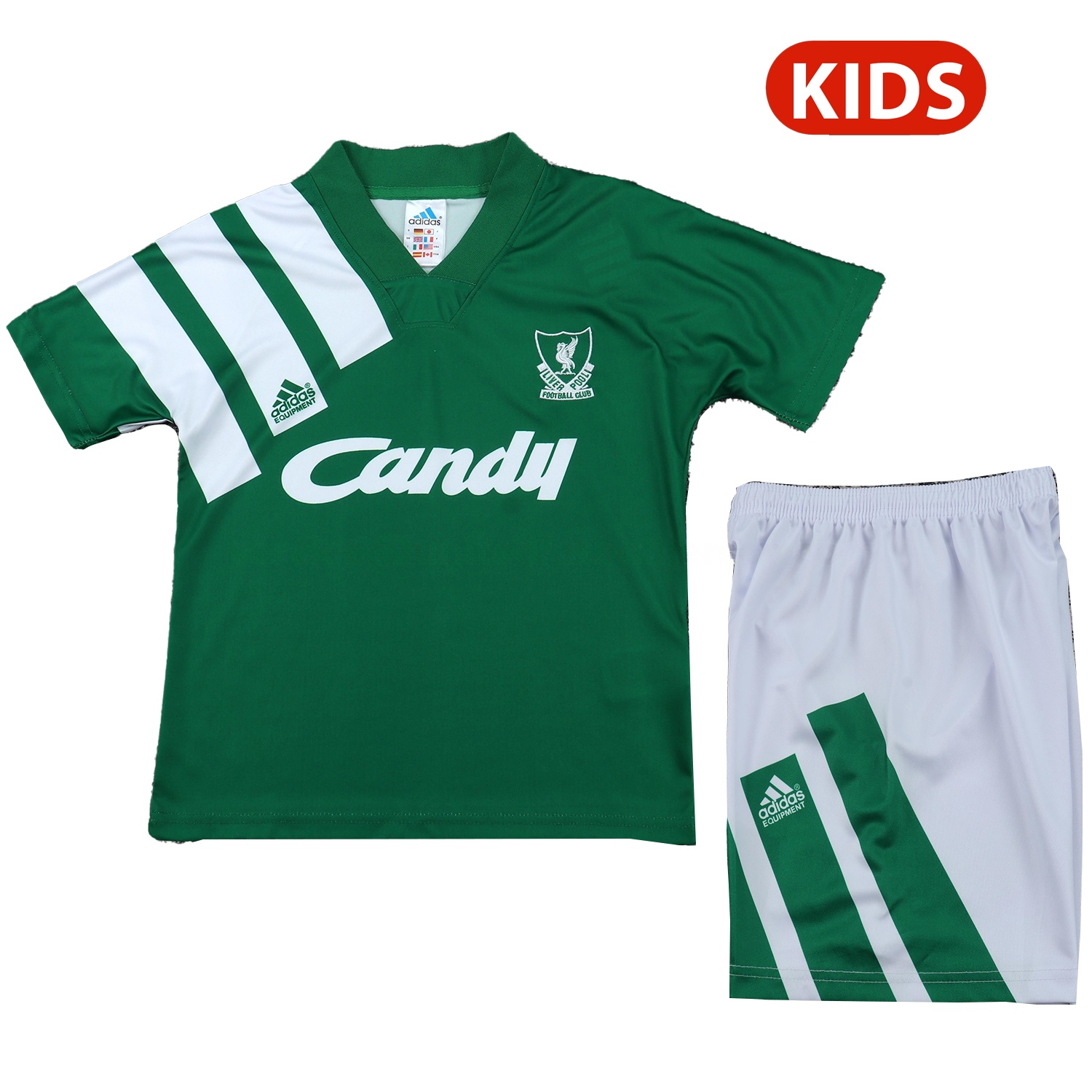 Retro Liver.pool 1991-92 Away Kids Kit - ManixJersey
