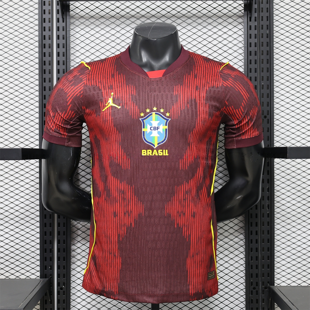 Brazil 2026 Red Goalkeeper Jersey - Player Version - ManixJersey