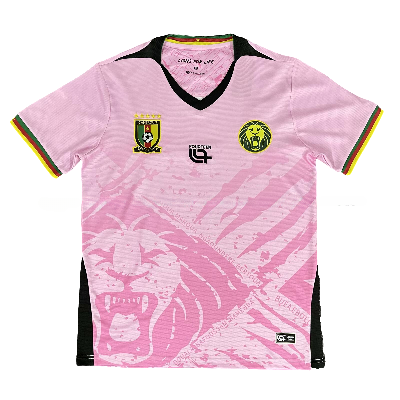 Cameroon 25-26 Pink Training Jersey - Fans Version - ManixJersey