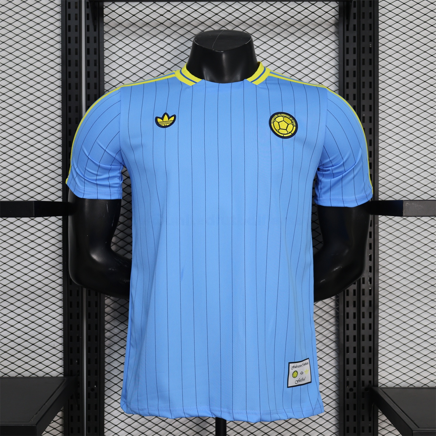 Colombia 2026 Terrace Icon Retro Casual Style Blue Jersey - Player Version - ManixJersey