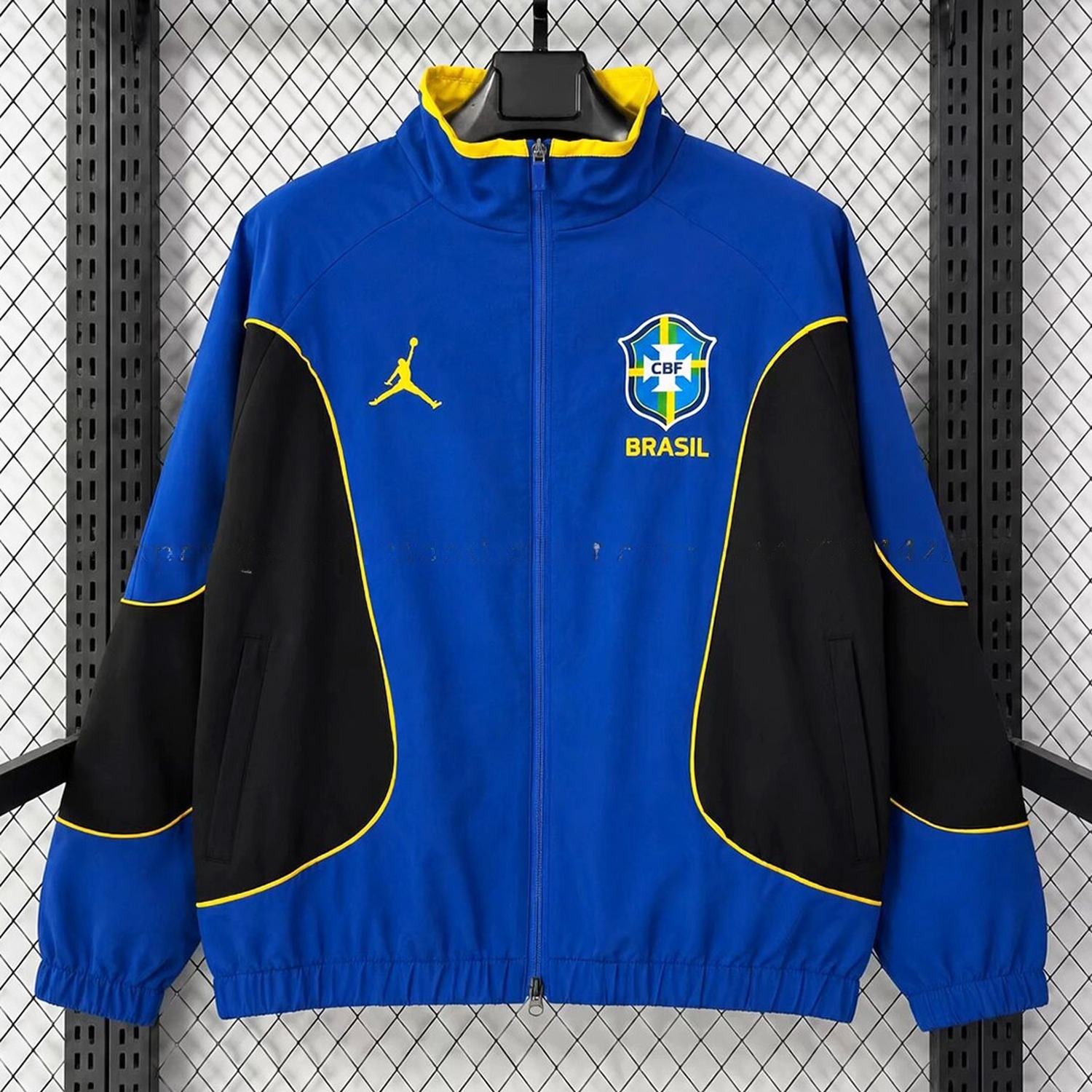 Brazil 2026 Away Blue With Black Windbreaker - ManixJersey