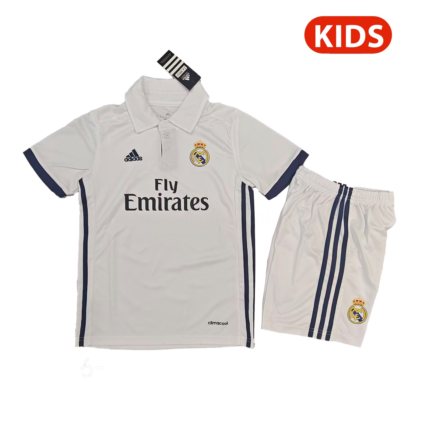 Retro Real Madrid 2016-17 Home Kids Kit - ManixJersey