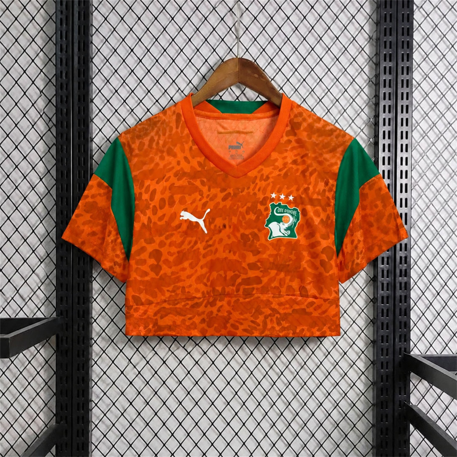 Women's Ivory Coast 2026 Home Cropped Jersey - Player Version - ManixJersey