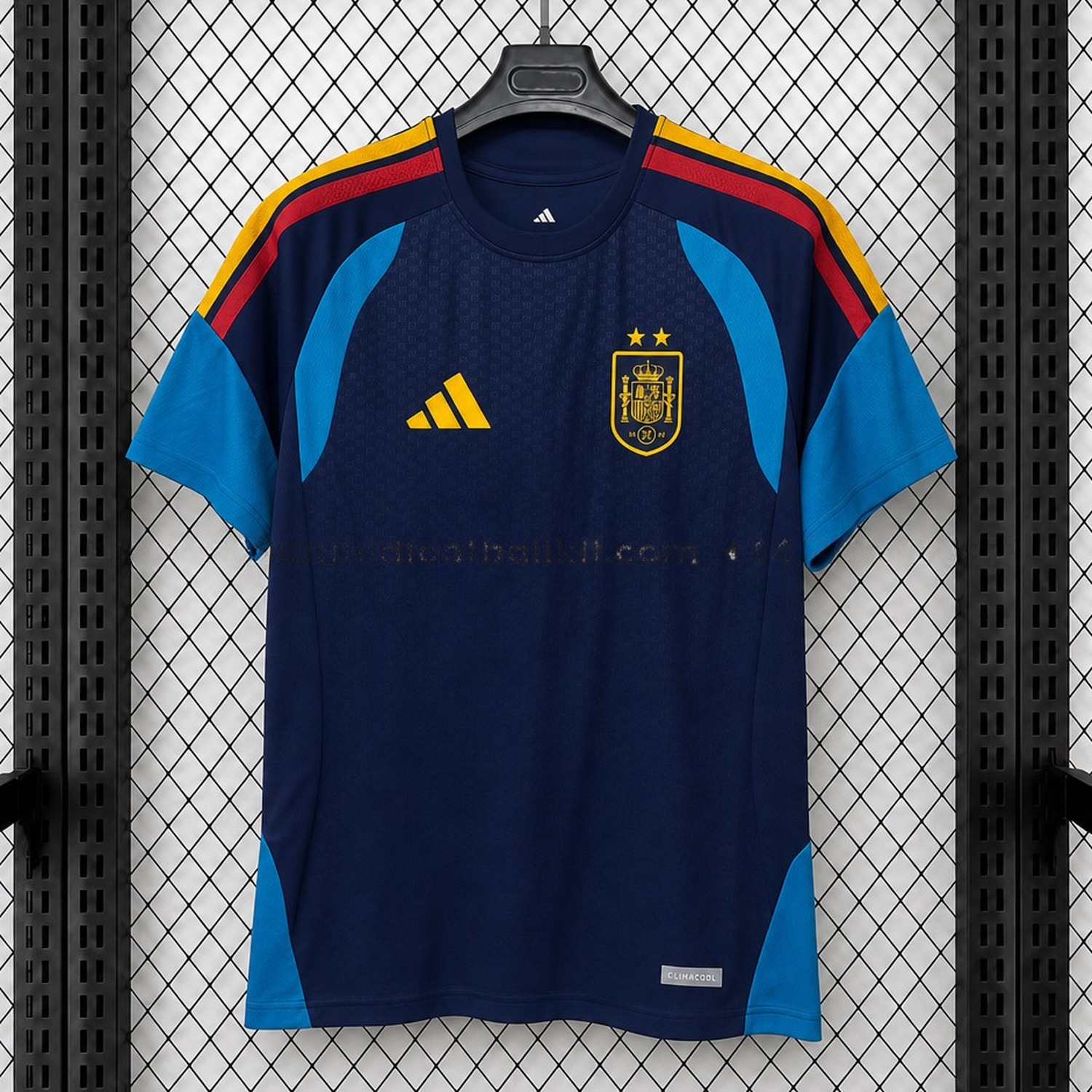 Spain 2026 Navy Blue Pre-Match Training Jersey - Fans Version - ManixJersey