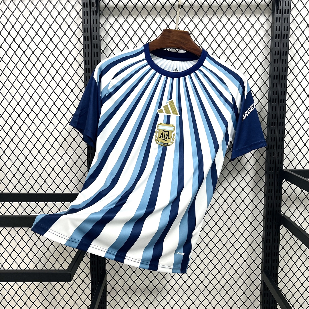 Argentina 2026 Blue Rays Pre-Match Training Kit - Fans Version - ManixJersey