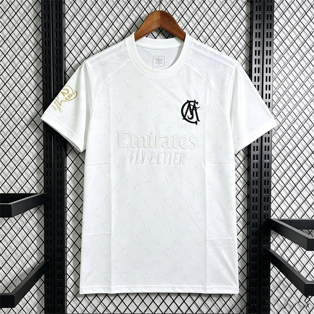 Real Madrid 26-27 125th Anniversary White With Grey Accents Special Edition Jersey - Fans Version - ManixJersey