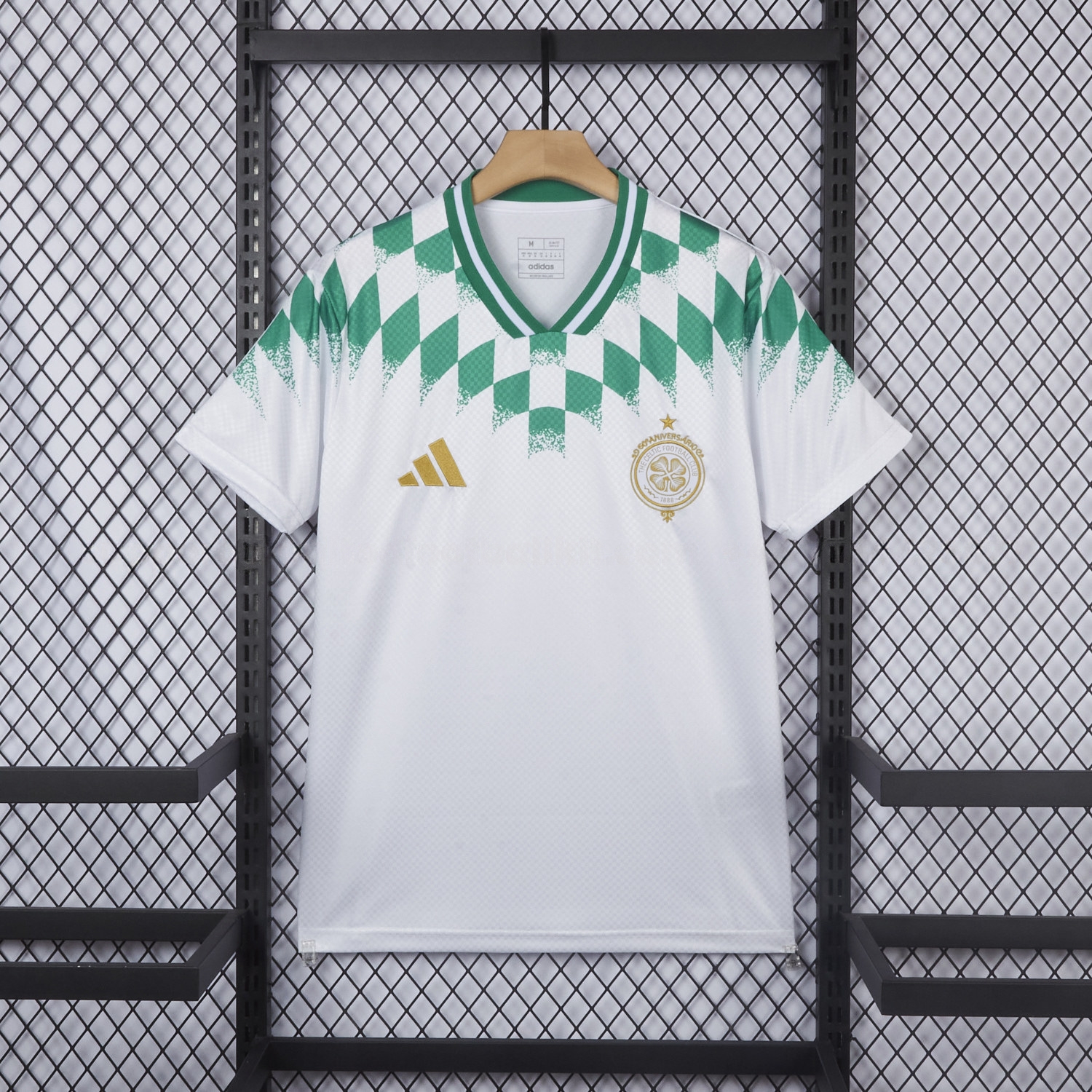 Celtic 26-27 Green Collar White Special Jersey - Fan Version - ManixJersey