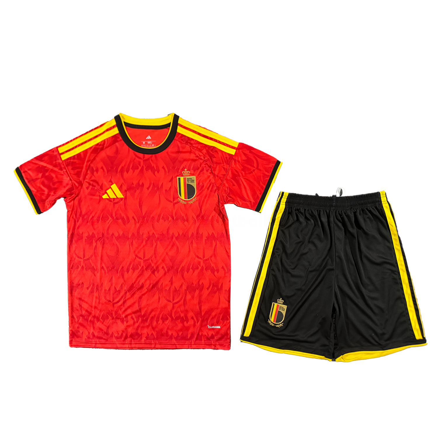 Belgium 2026 Home Men's Adult Jersey Set - Fans Version - ManixJersey