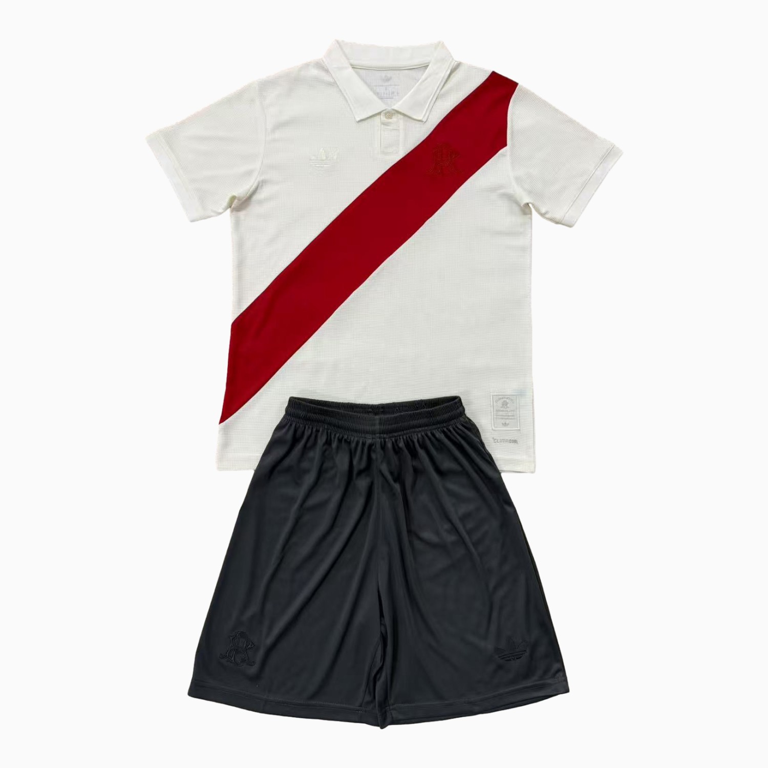 River Plate 26-27 Anniversary White Special Men's Adult Jersey Set - Fans Version - ManixJersey