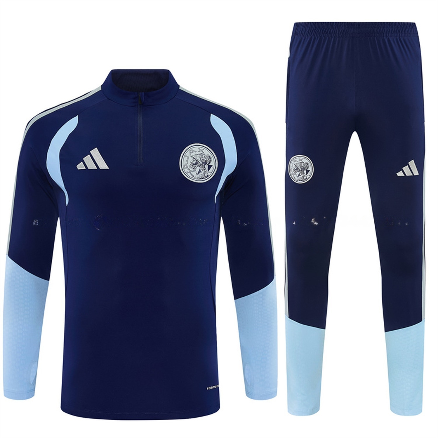 Ajax 26-27 Long Sleeve Training Set - Deep Blue Top & Deep Blue Pants - ManixJersey
