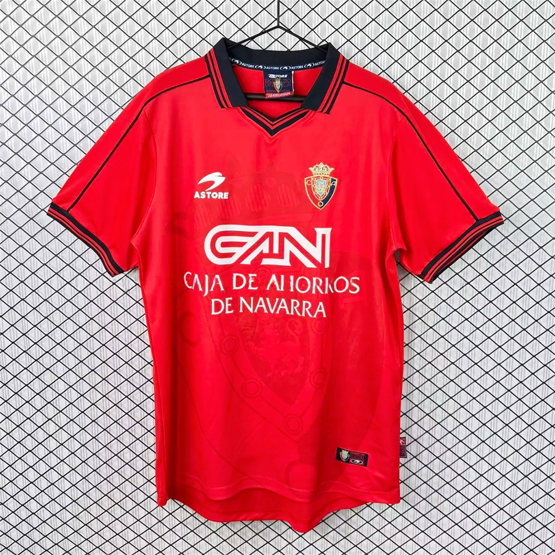 Retro Osasuna 1998-99 Home Jersey - ManixJersey