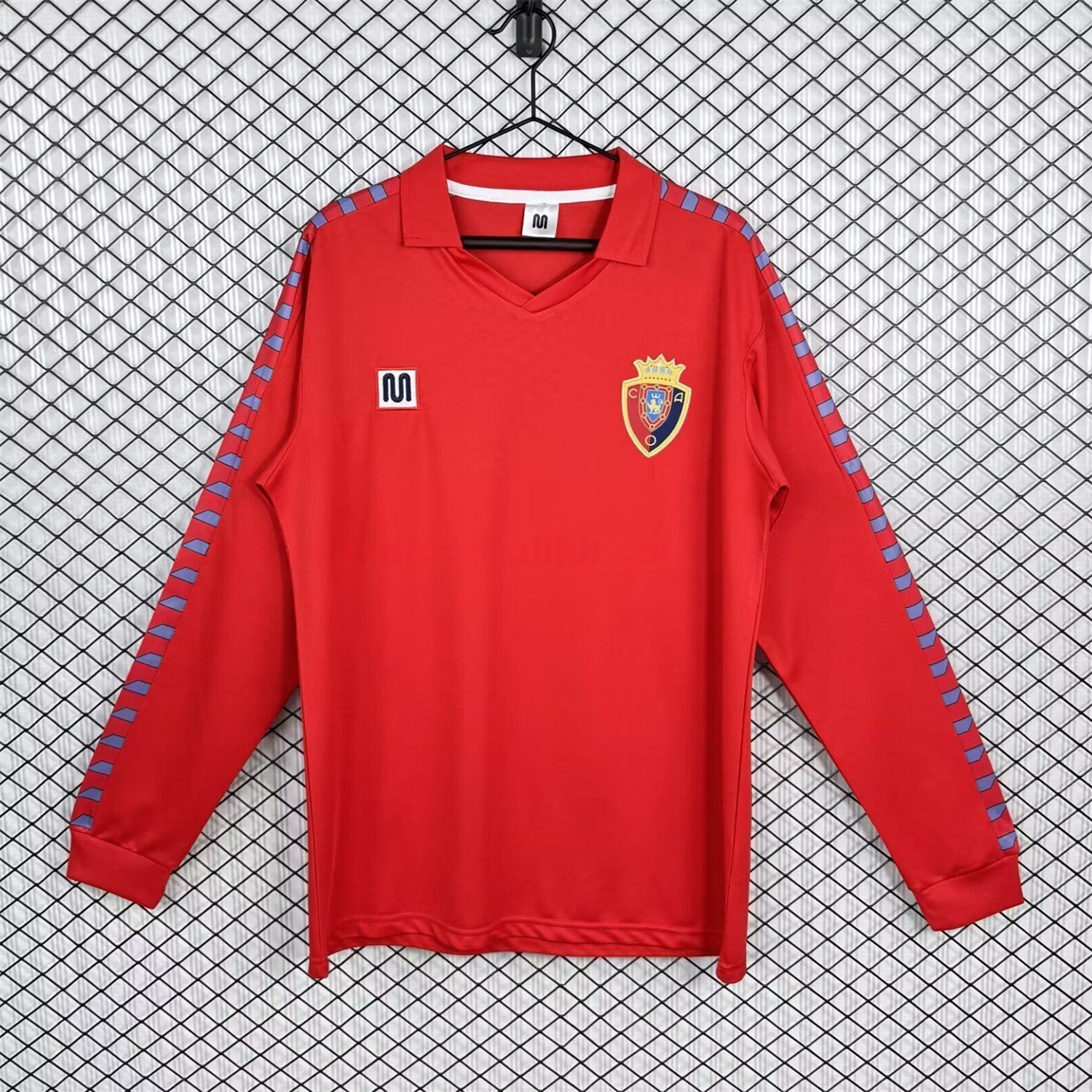 Retro Osasuna 1983-84 Home Long Sleeves Jersey - ManixJersey