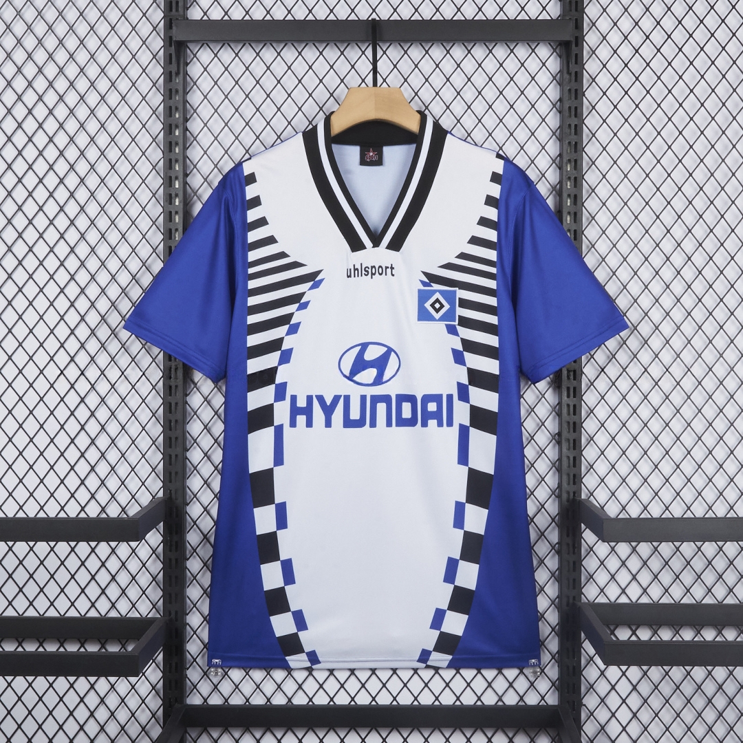 Retro Hamburger SV 1996-97 Away Blue Jersey - ManixJersey
