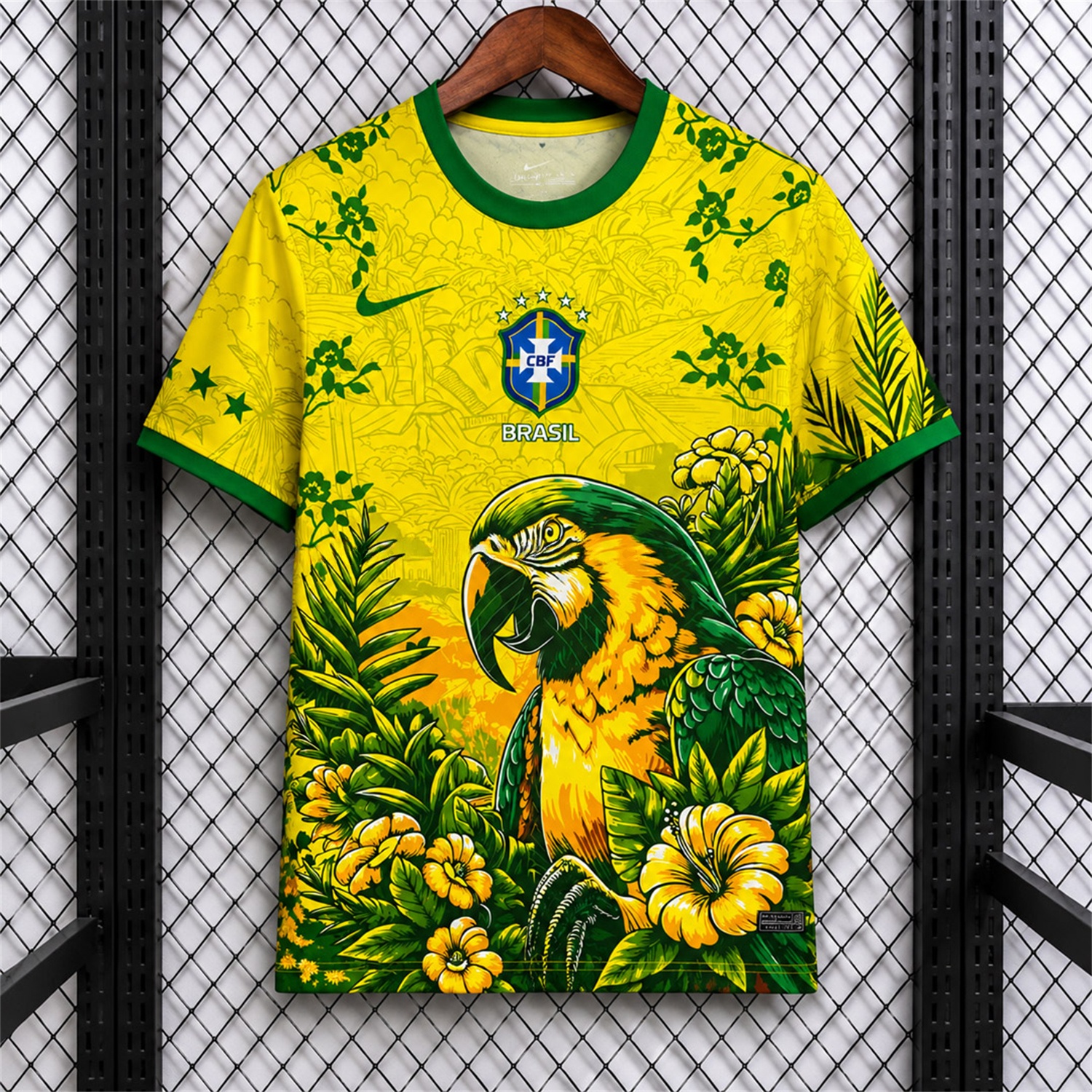 Brazil 2026 Parrot Yellow Special Jersey - Fans Version - ManixJersey