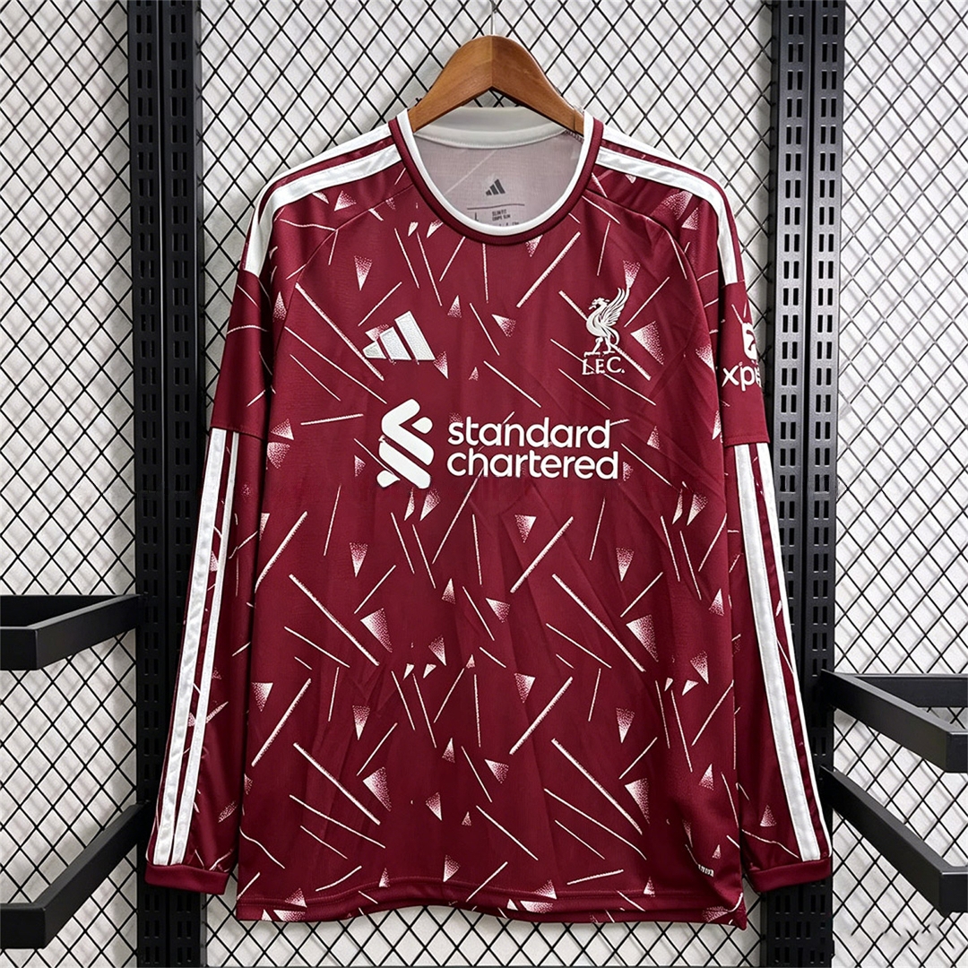 Liver.pool 26-27 Home Long Sleeves Jersey - Fans Version - ManixJersey
