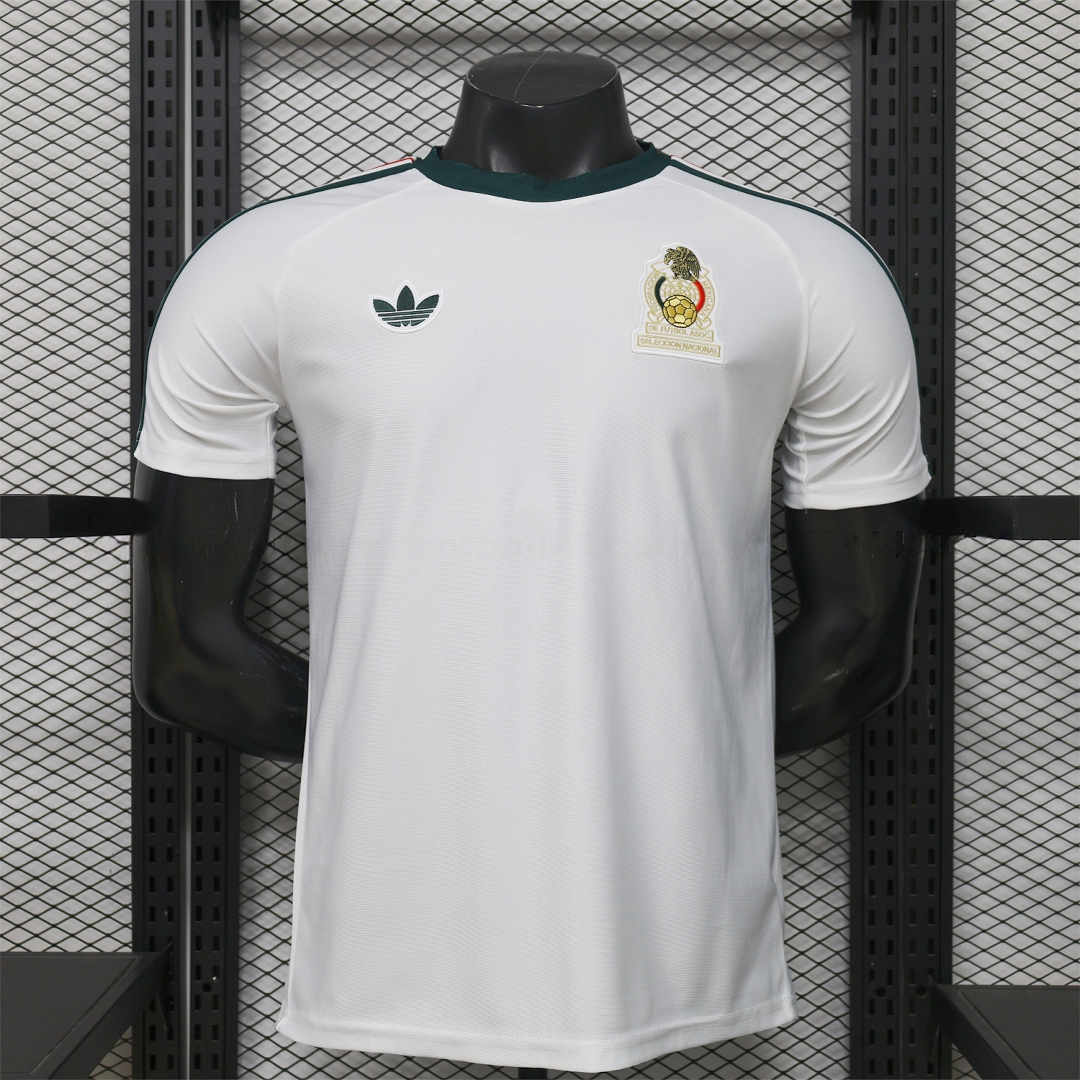 Mexico 2026 Terrace Icon Retro Logo White Jersey - Player Version - ManixJersey