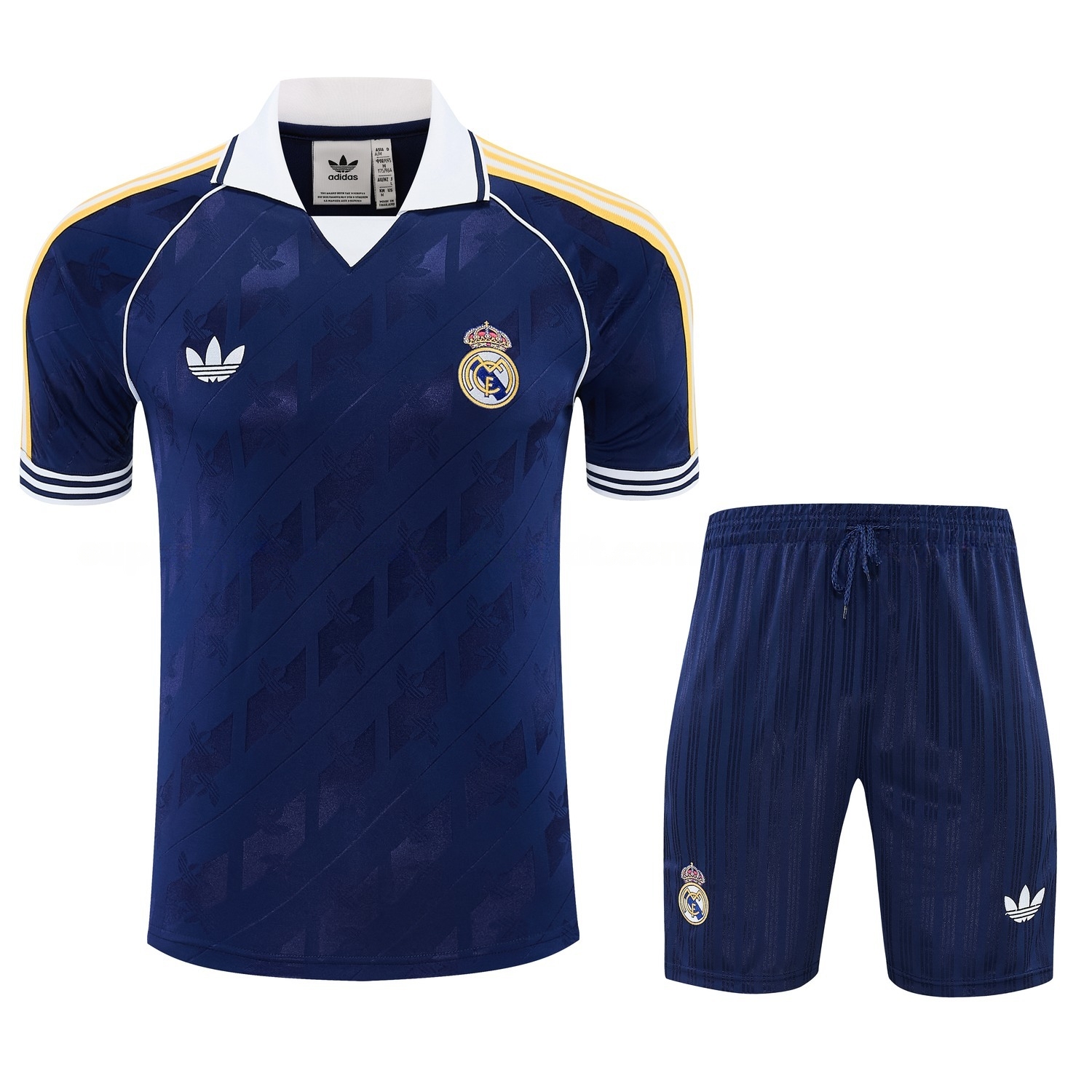 Real Madrid 26-27 Short-Sleeve Training Set - Royal Blue Top & Royal Blue Shorts - ManixJersey