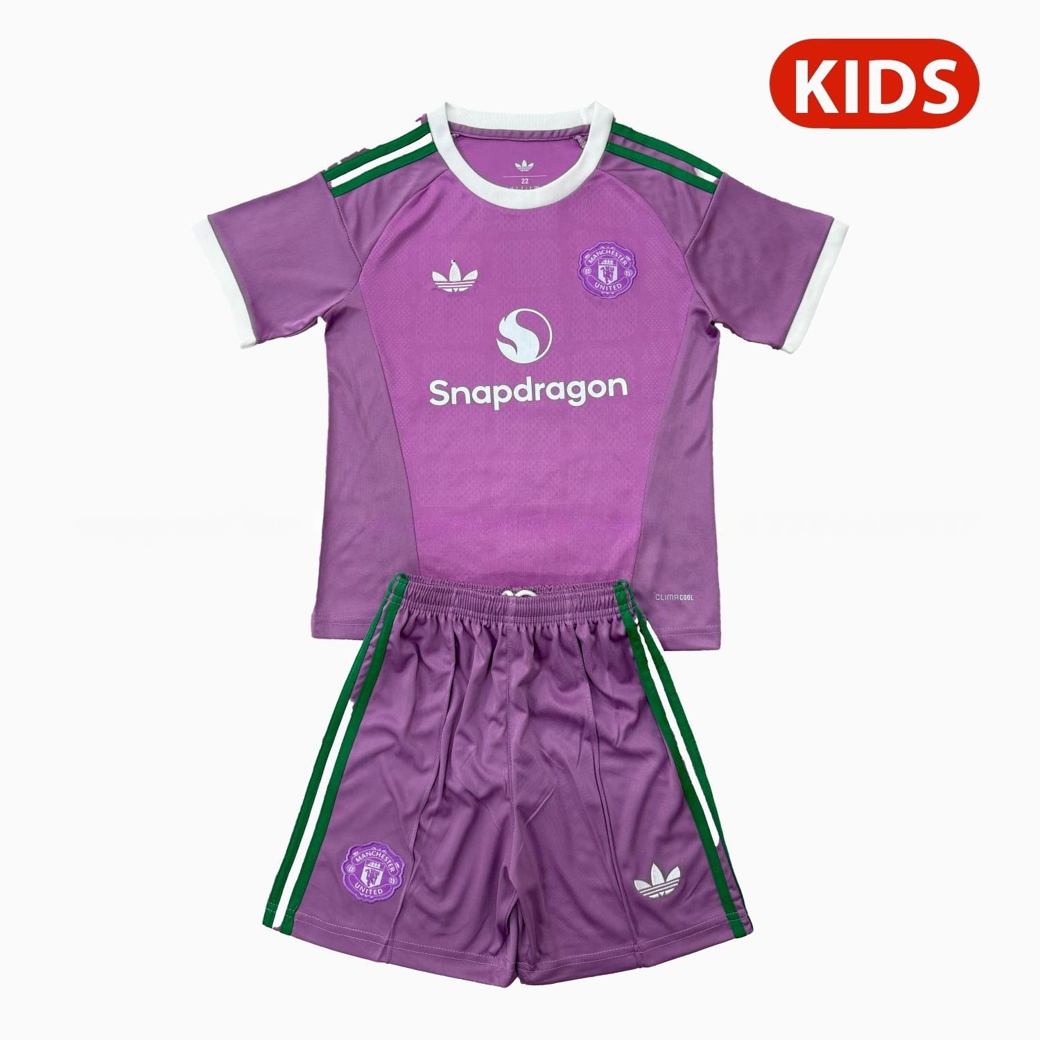 Manchester United 26-27 Pink Goalkeeper Kids Kit - ManixJersey