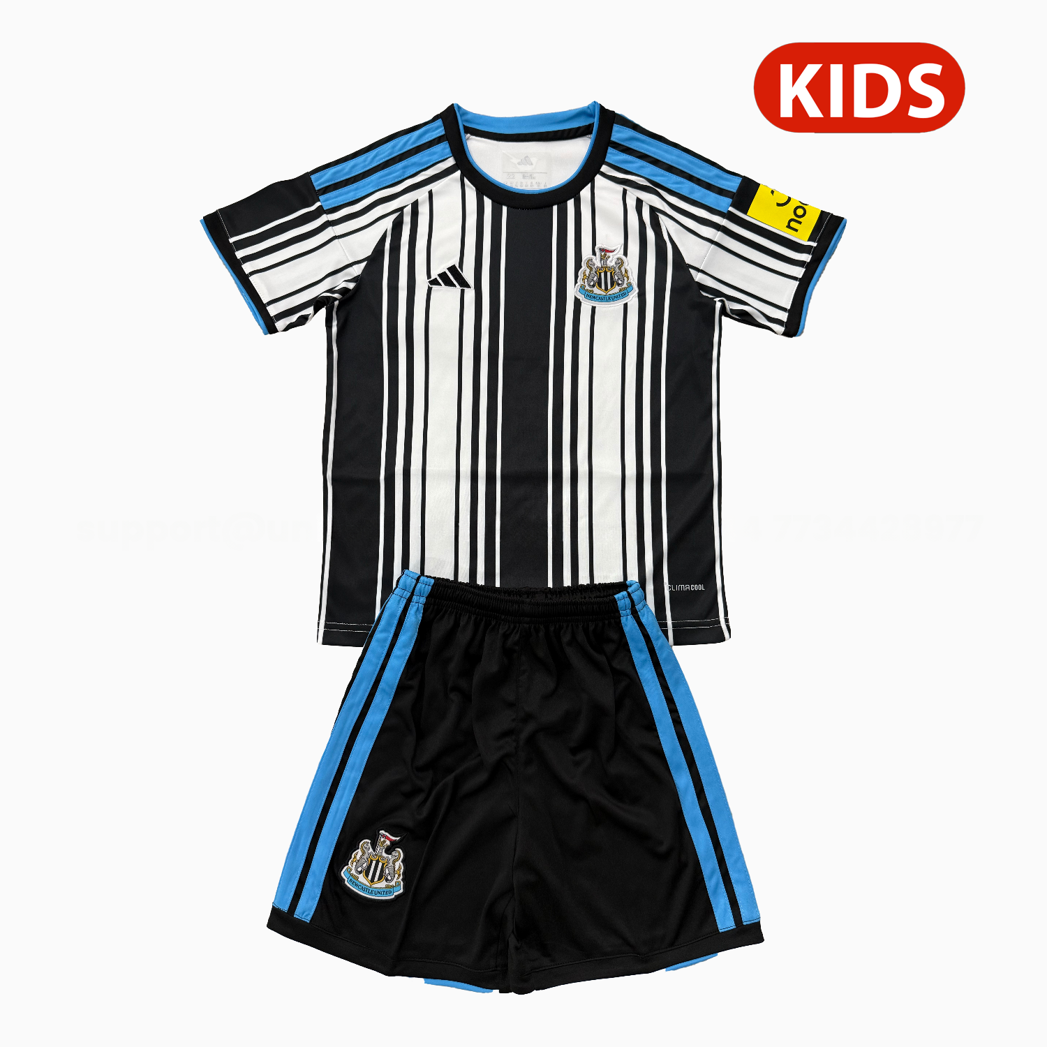 Newcastle United 26-27 Home Unsponsored Kids Kit - ManixJersey