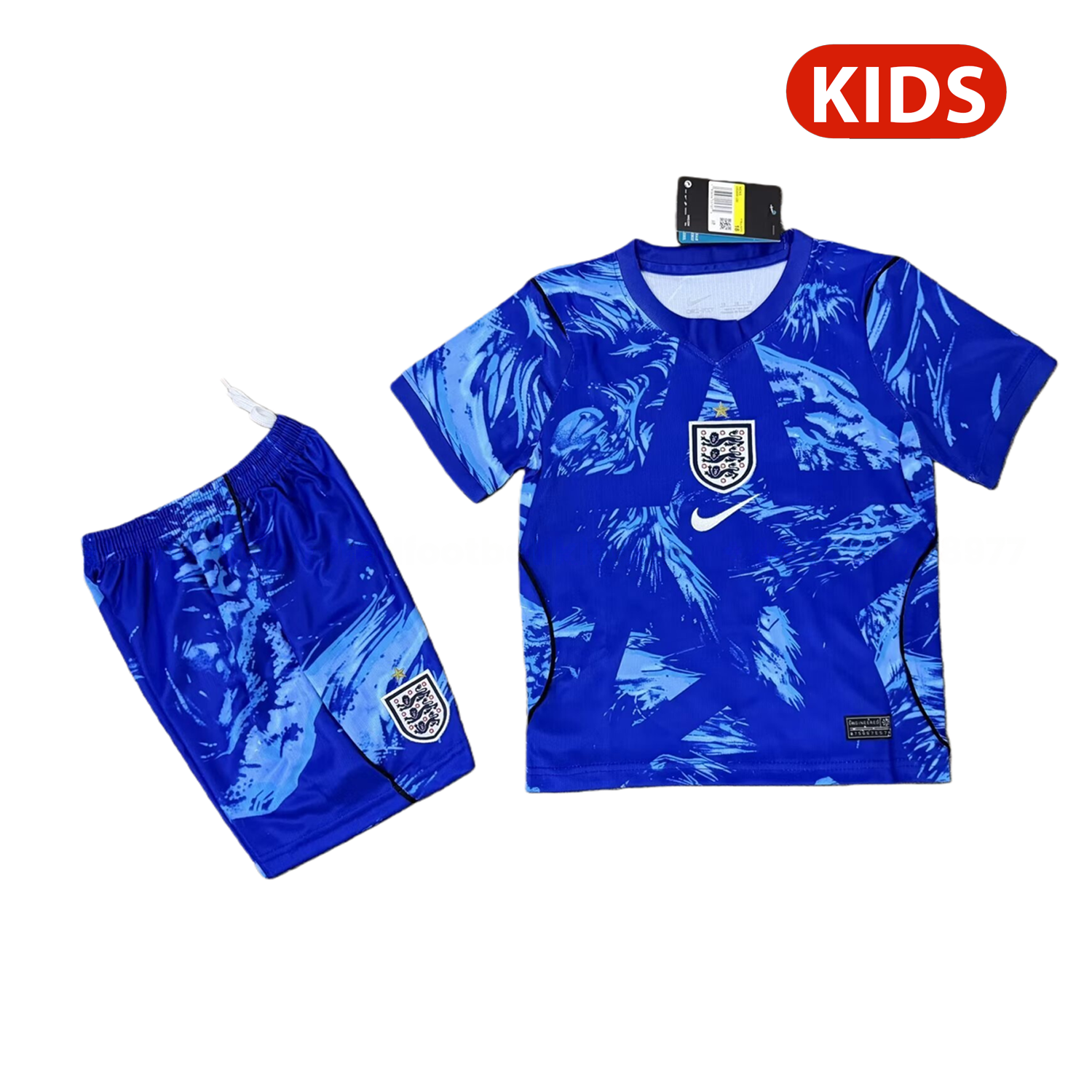 England 2026 Blue Goalkeeper Kids Kit - ManixJersey