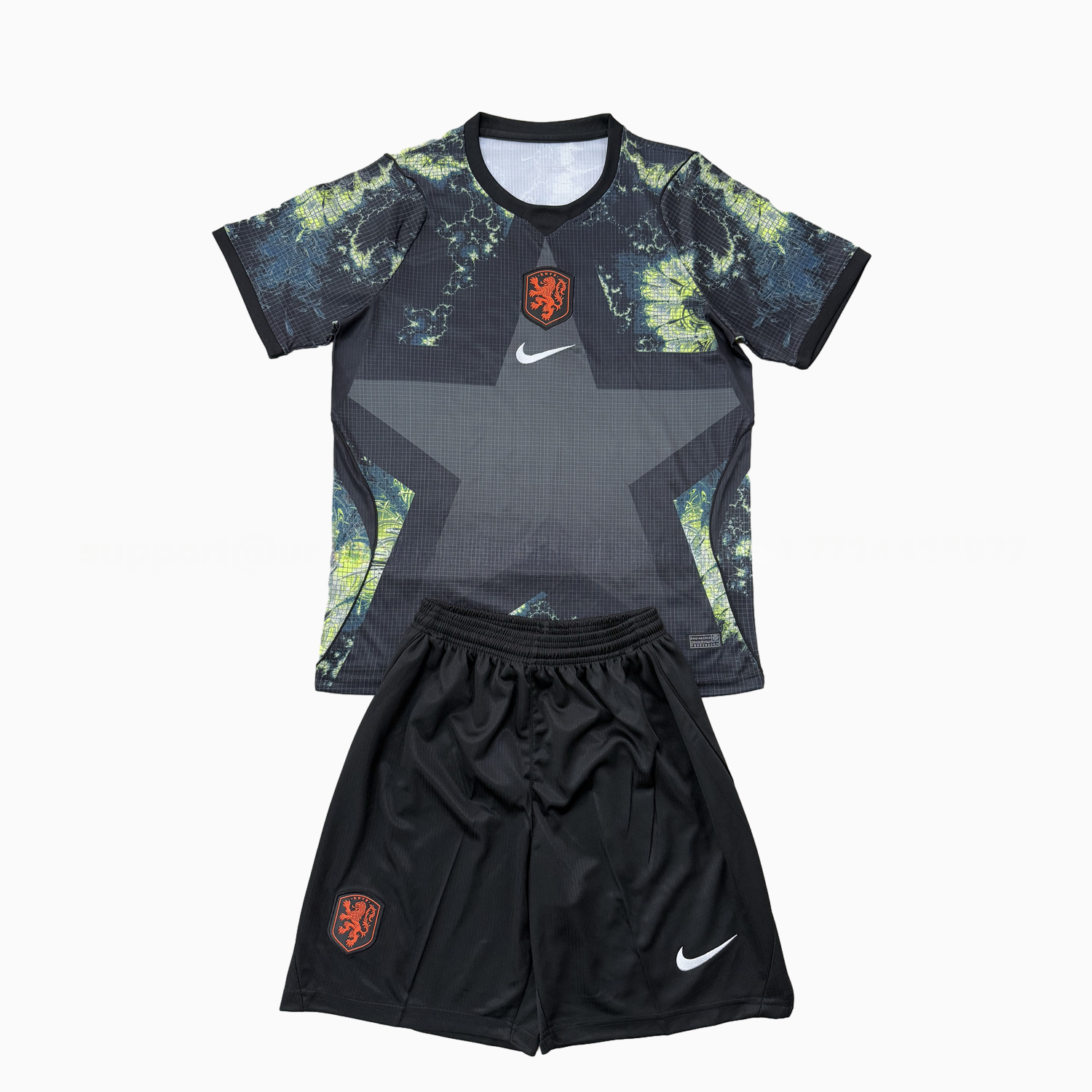 Netherlands 2026 Black Goalkeeper Men's Adult Jersey Set - Fans Version - ManixJersey