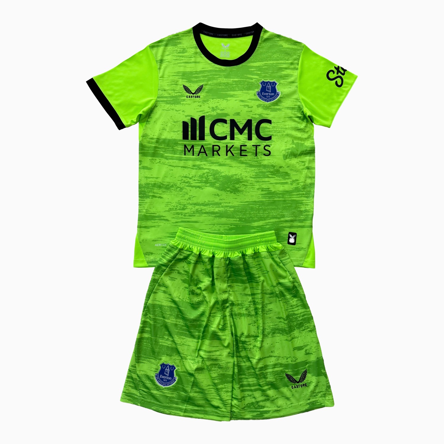 Everton 26-27 Green Goalkeeper Men's Adult Jersey Set - Fans Version - ManixJersey